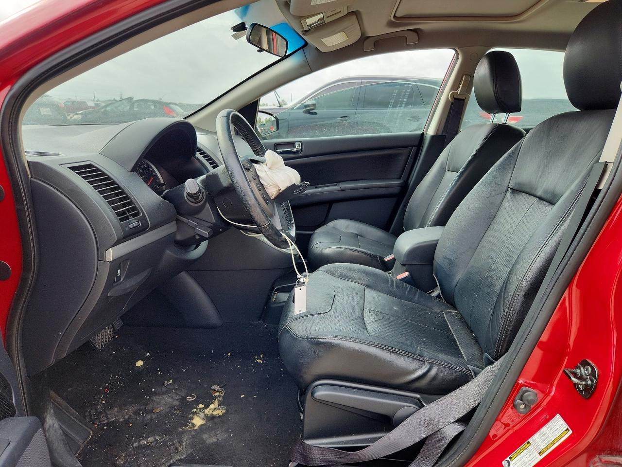 2012 Nissan Sentra 2.0 Red vin: 3N1AB6APXCL700485