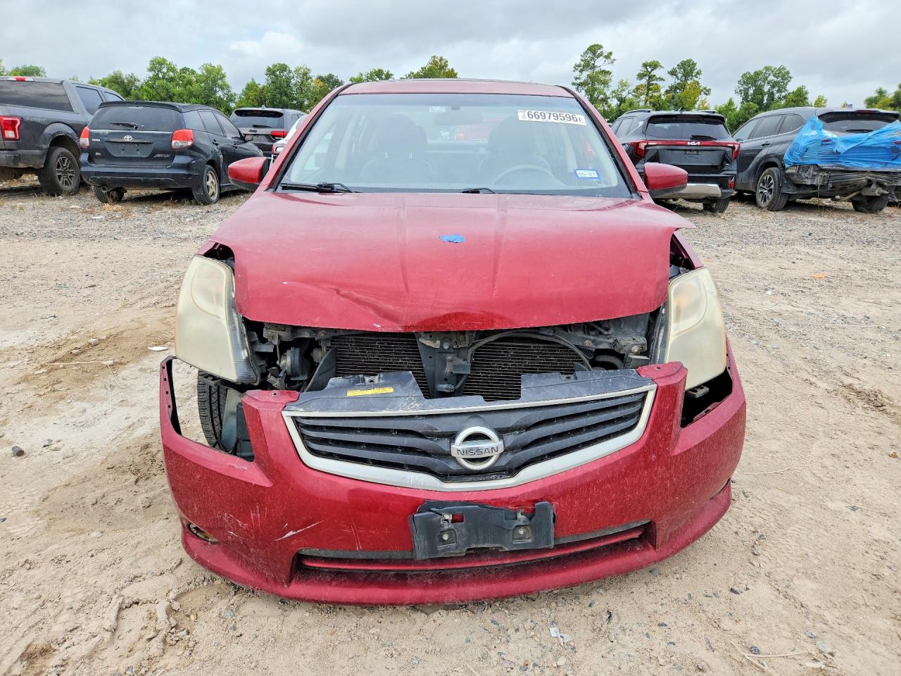 2012 Nissan Sentra 2.0 Red vin: 3N1AB6APXCL700485