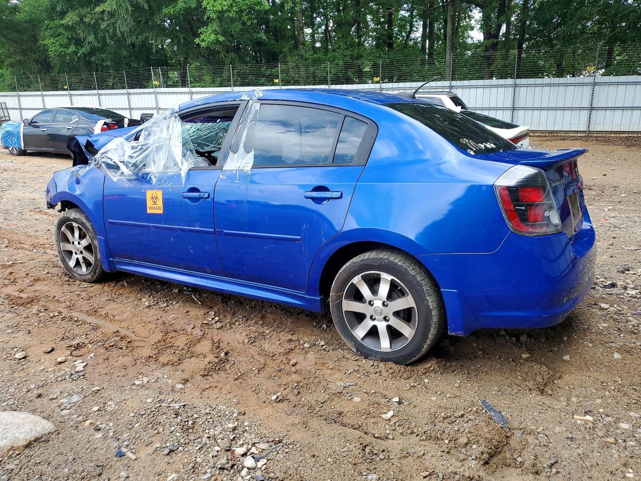 2012 Nissan Sentra 2.0 Blue vin: 3N1AB6APXCL707114
