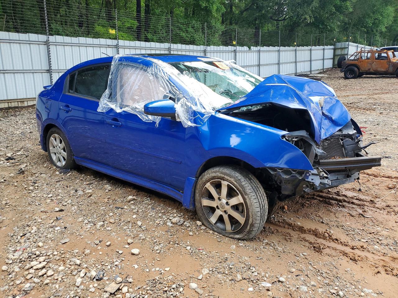 2012 Nissan Sentra 2.0 Blue vin: 3N1AB6APXCL707114