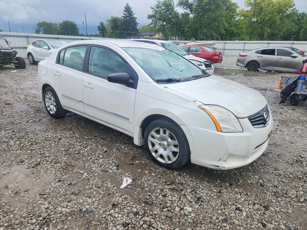 2012 Nissan Sentra 2.0 White vin: 3N1AB6APXCL711843