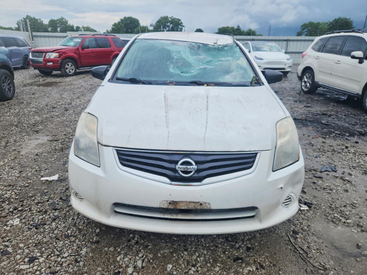 2012 Nissan Sentra 2.0 White vin: 3N1AB6APXCL711843