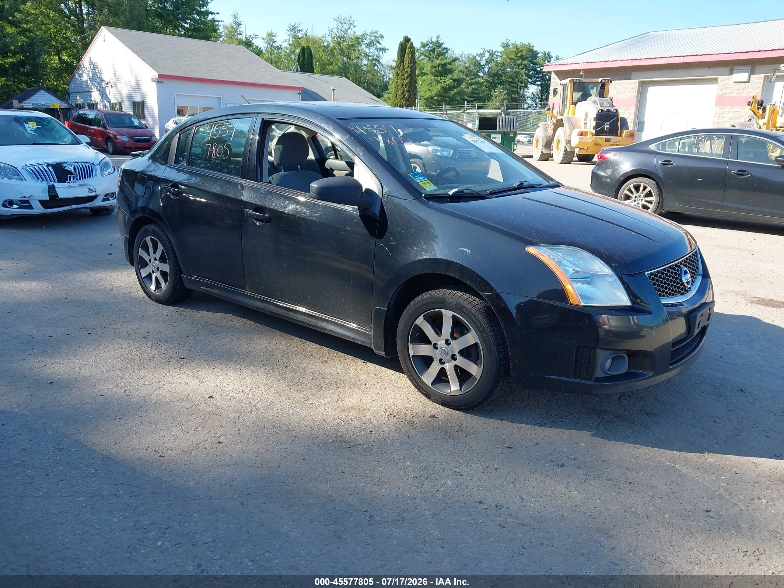 2012 Nissan Sentra 2.0 Sr Черный vin: 3N1AB6APXCL714936