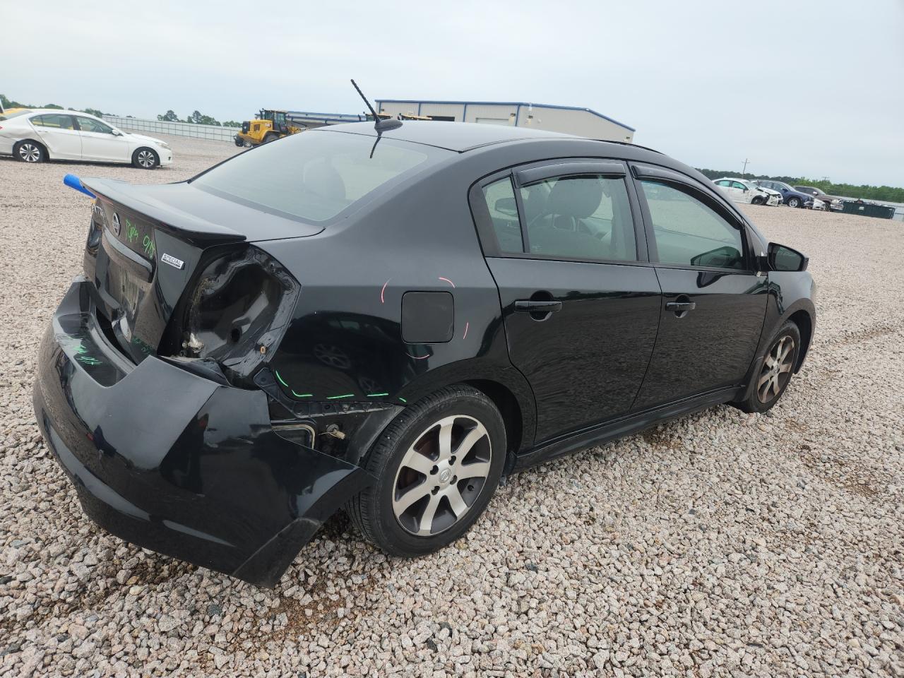 2012 Nissan Sentra 2.0 Black vin: 3N1AB6APXCL723331
