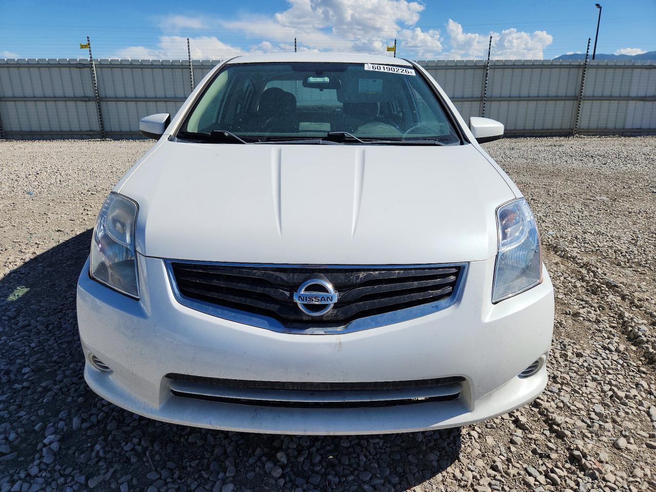 2012 Nissan Sentra 2.0 White vin: 3N1AB6APXCL735723