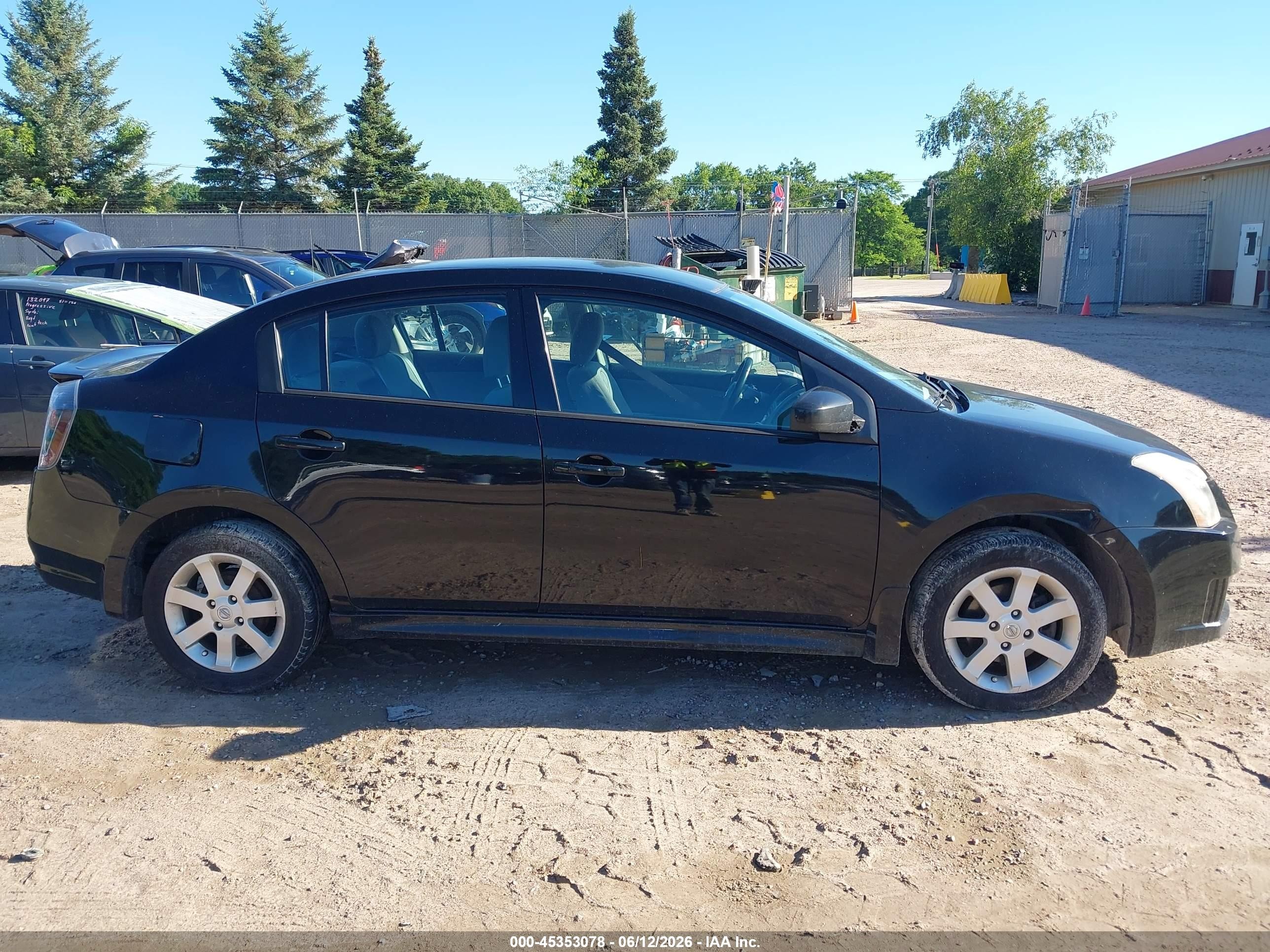 2012 Nissan Sentra 2.0 Sr Black vin: 3N1AB6APXCL751940