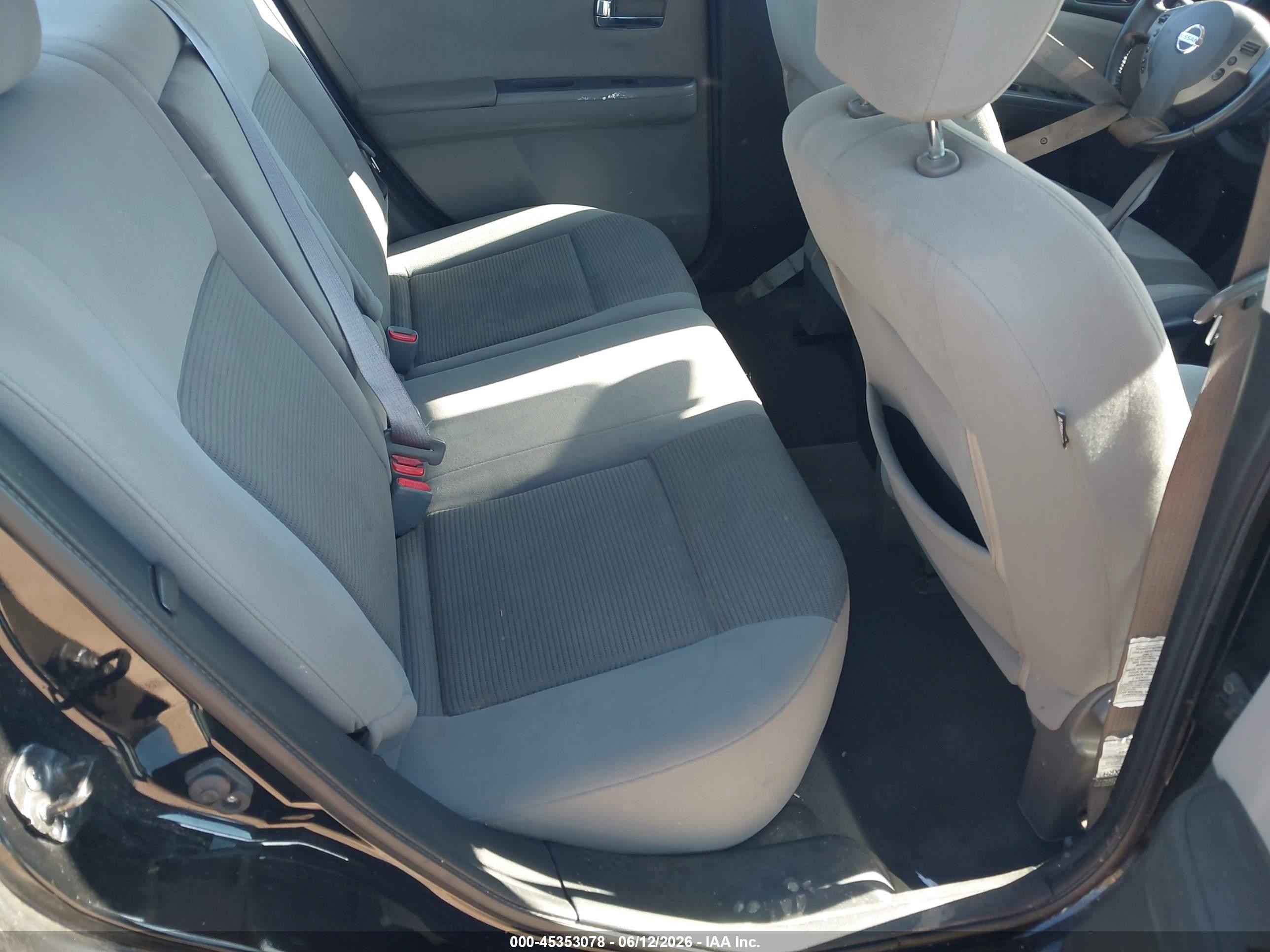 2012 Nissan Sentra 2.0 Sr Black vin: 3N1AB6APXCL751940