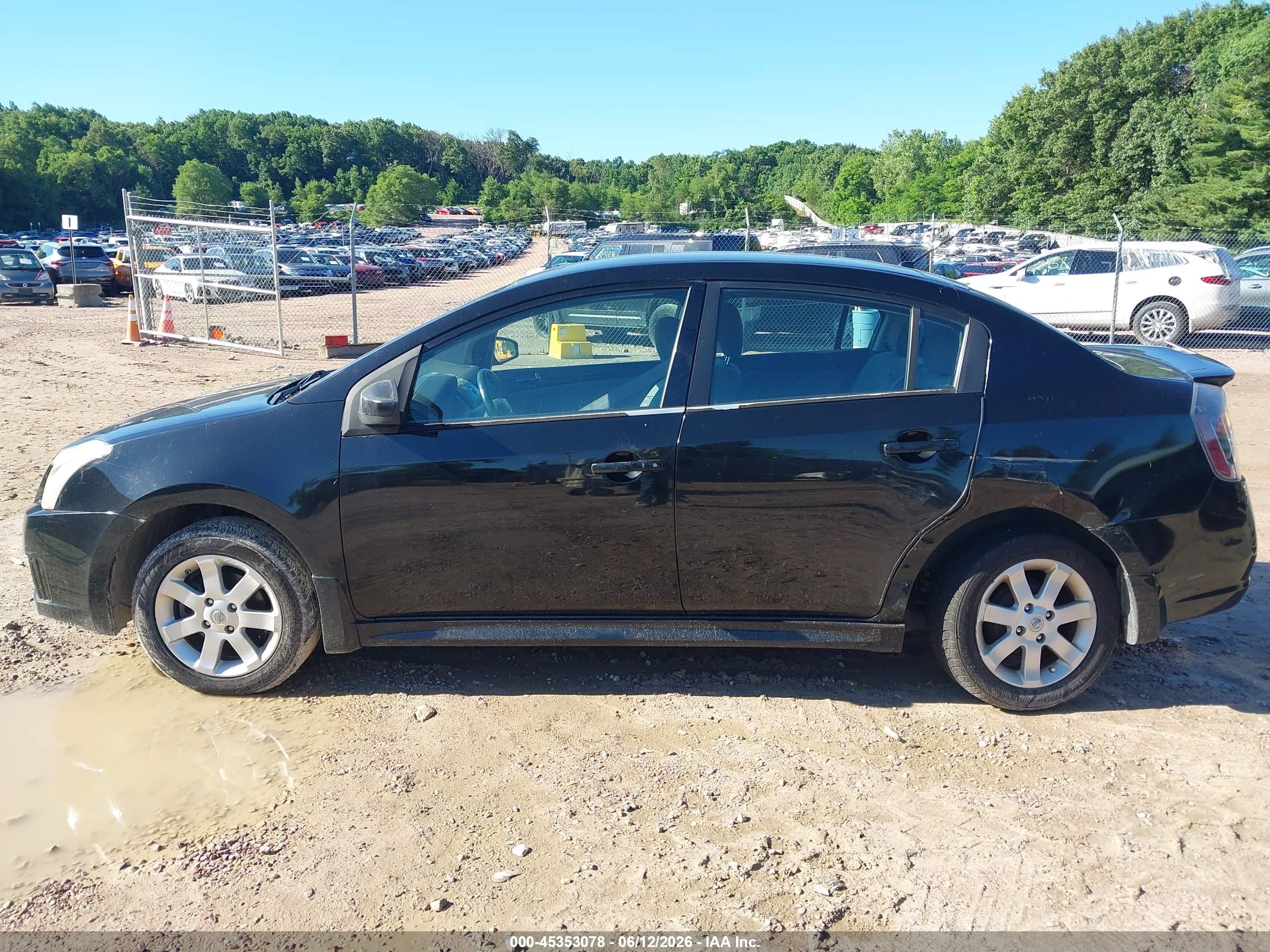 2012 Nissan Sentra 2.0 Sr Black vin: 3N1AB6APXCL751940