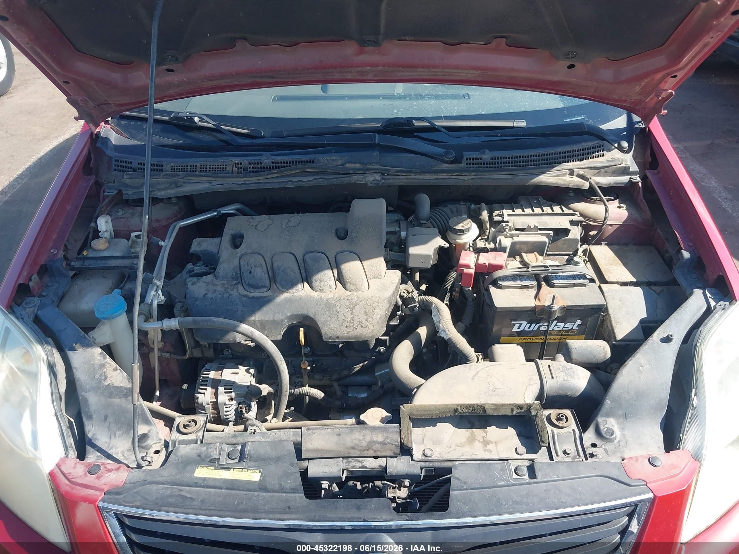 2012 Nissan Sentra 2.0 S Red vin: 3N1AB6APXCL753154