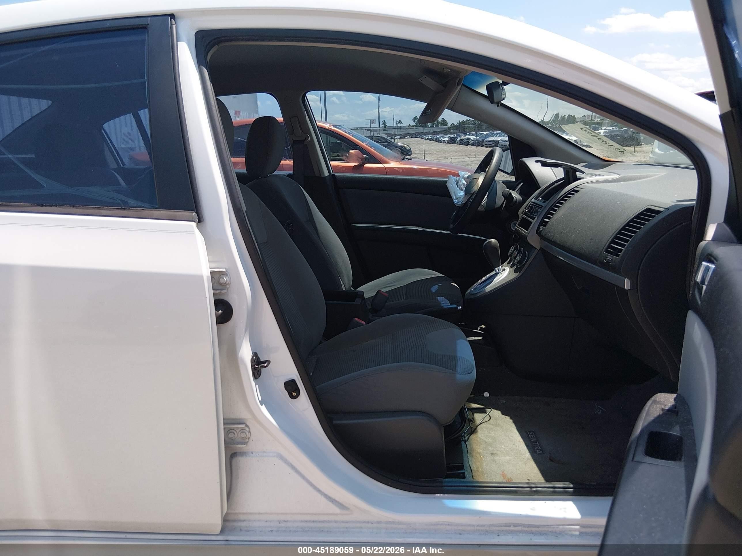 2012 Nissan Sentra 2.0 Sr Белый vin: 3N1AB6APXCL760170