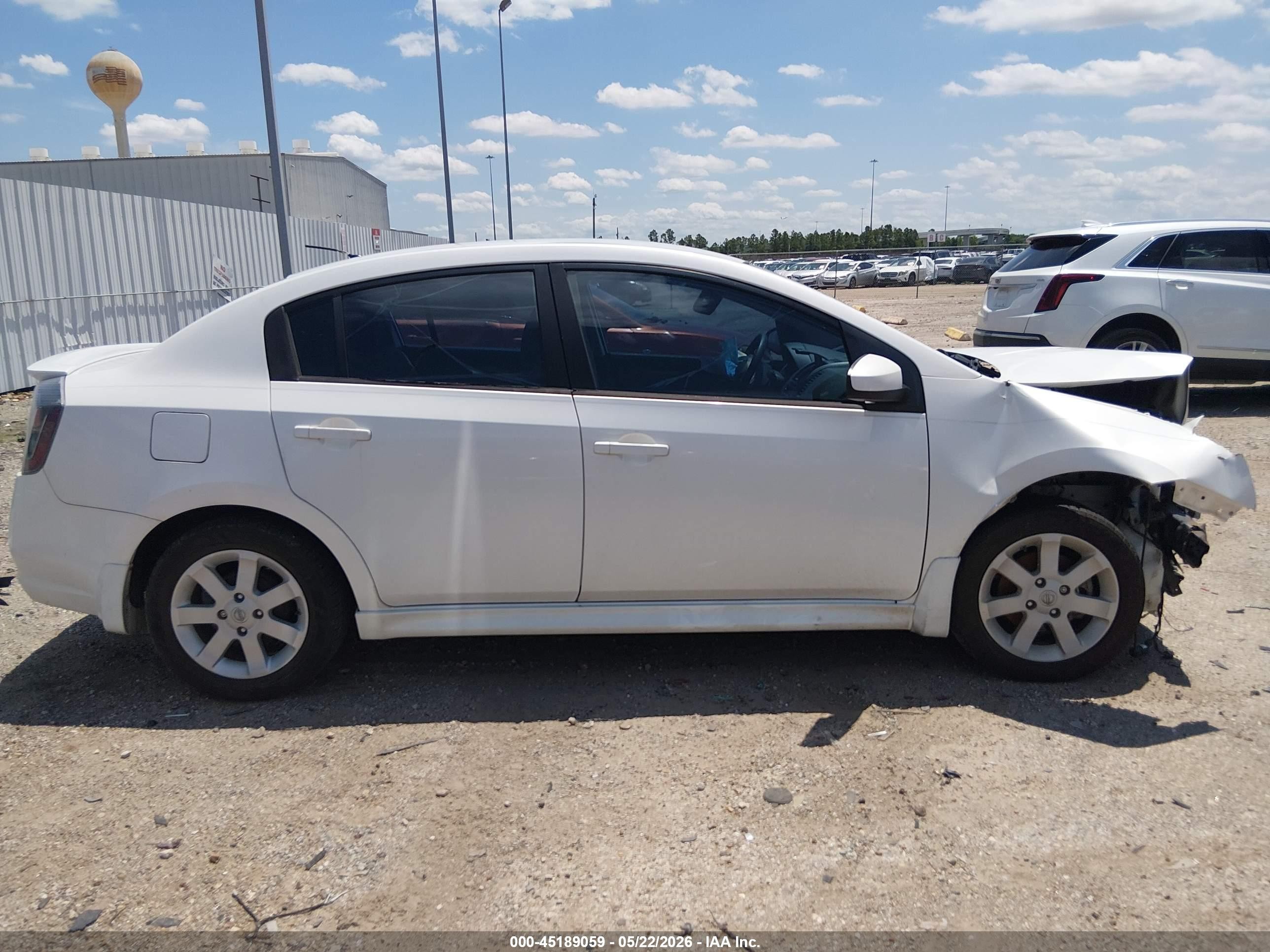 2012 Nissan Sentra 2.0 Sr Белый vin: 3N1AB6APXCL760170