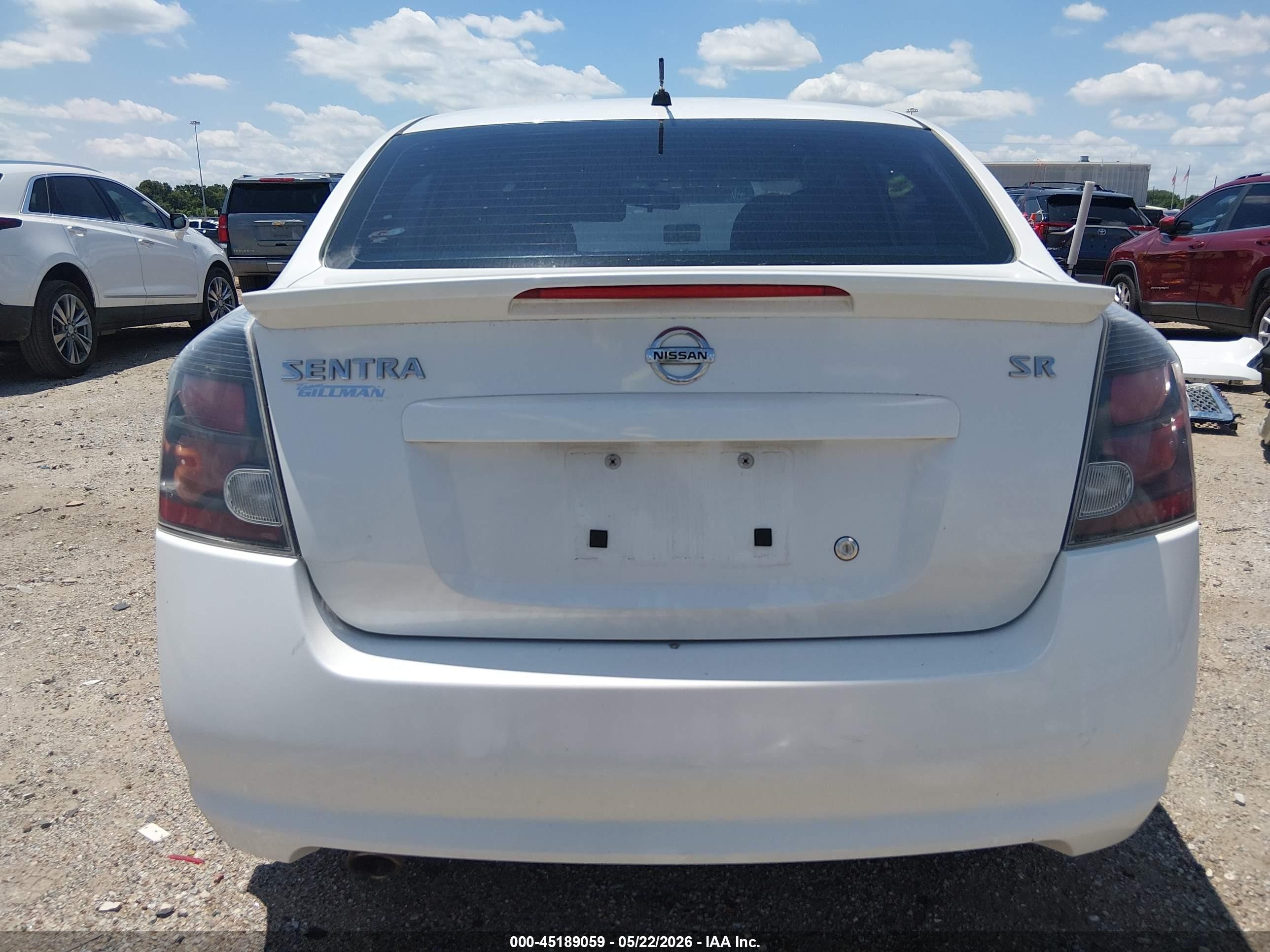 2012 Nissan Sentra 2.0 Sr Белый vin: 3N1AB6APXCL760170