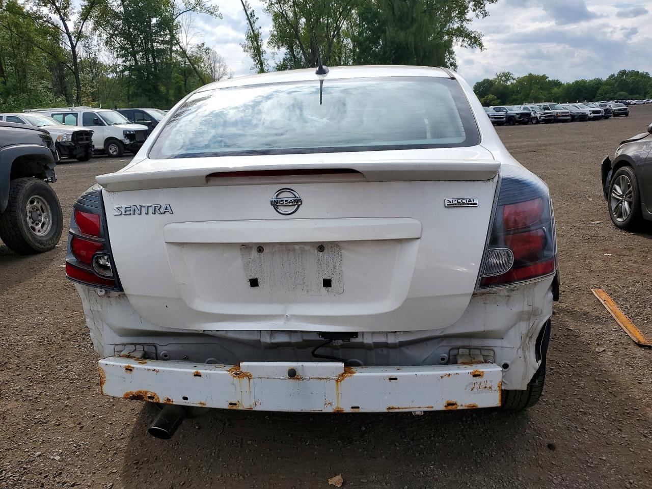 2012 Nissan Sentra 2.0 White vin: 3N1AB6APXCL770116