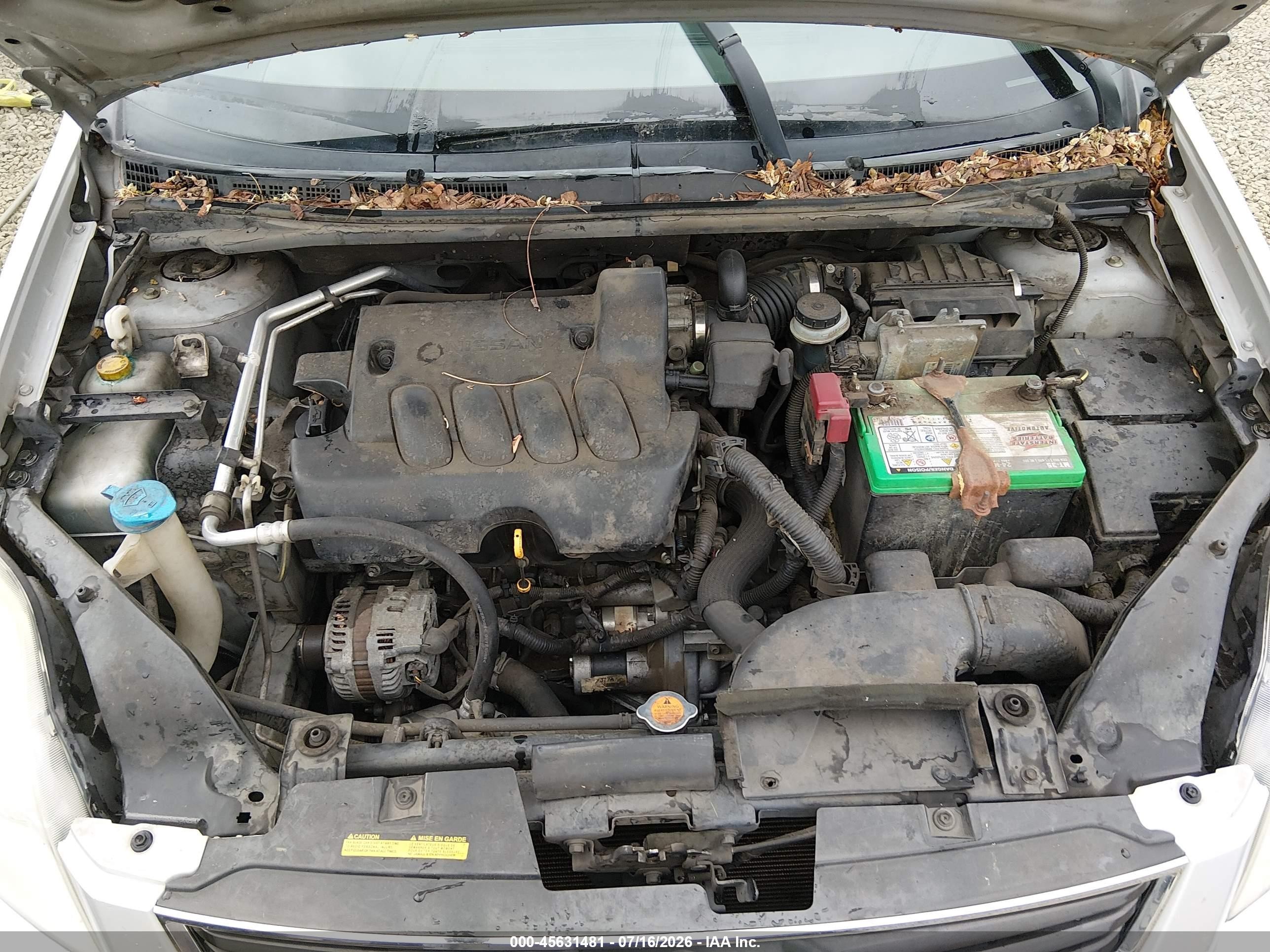 2012 Nissan Sentra 2.0 S Silver vin: 3N1AB6APXCL777292