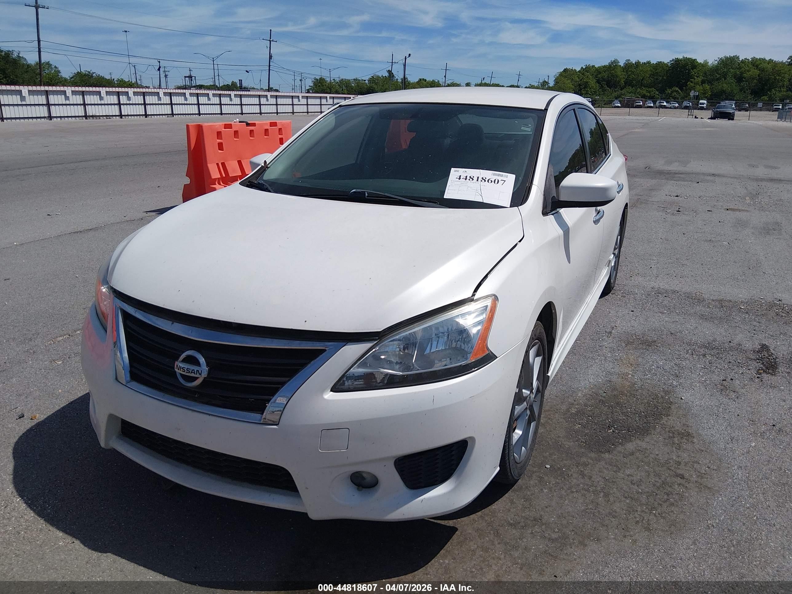 2013 Nissan Sentra Sr White vin: 3N1AB7AP0DL746544