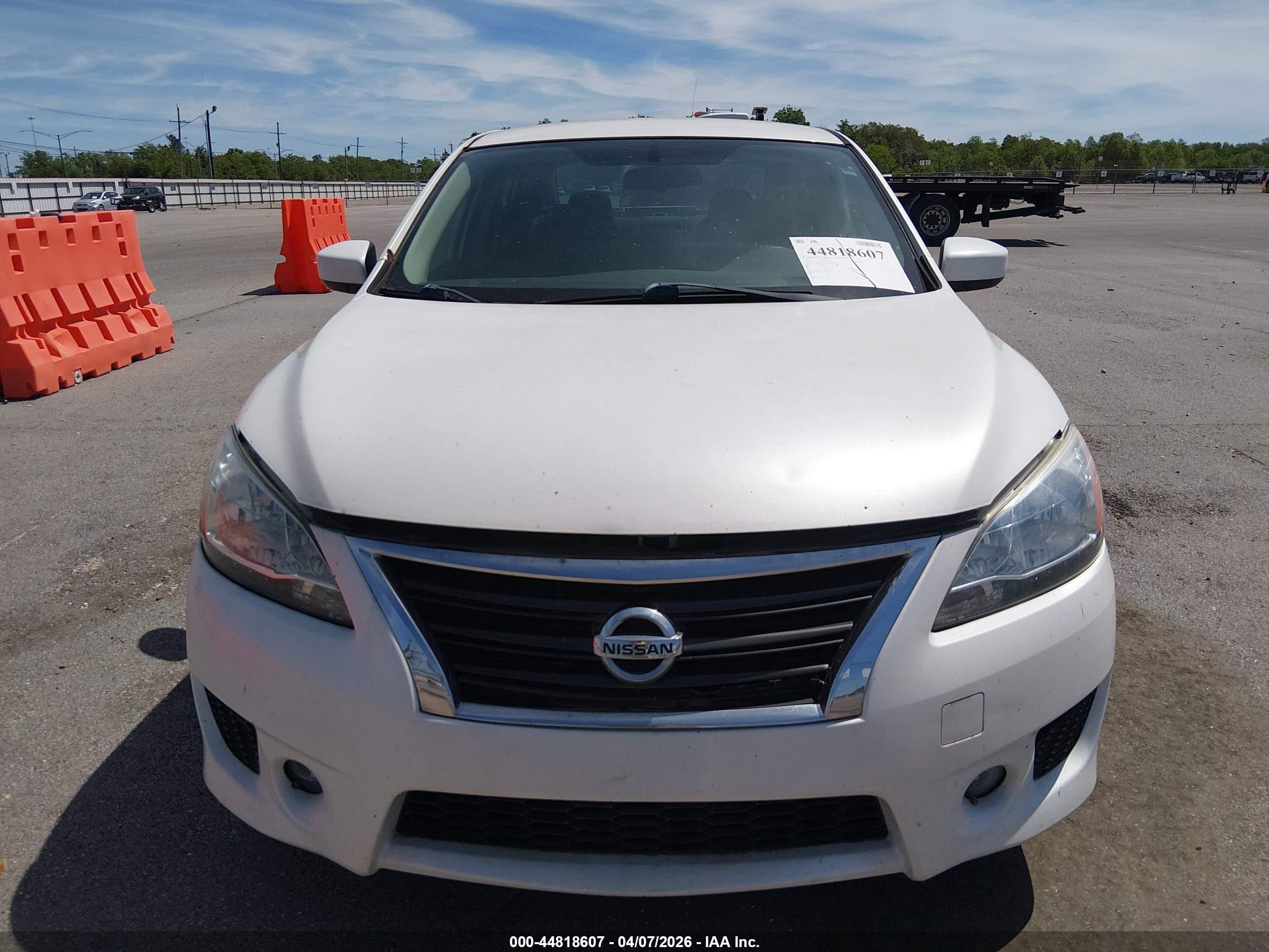 2013 Nissan Sentra Sr White vin: 3N1AB7AP0DL746544