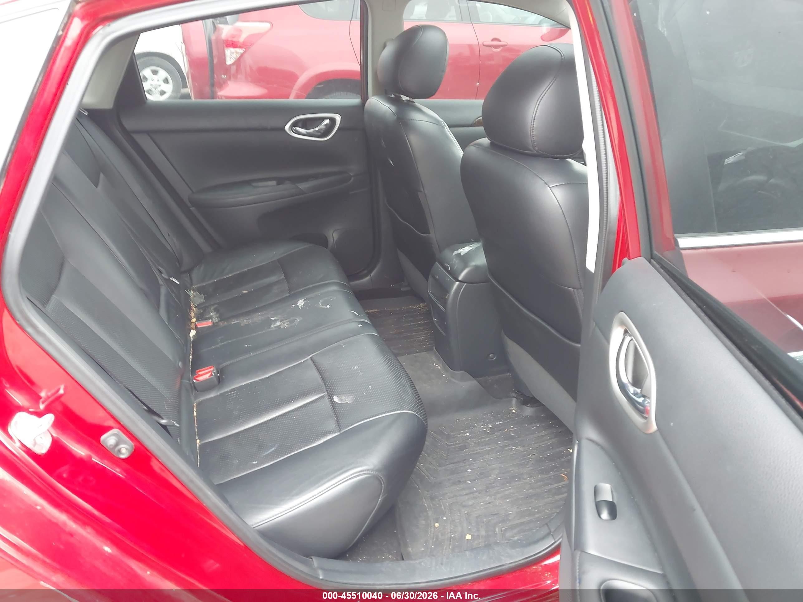 2013 Nissan Sentra Sl Red vin: 3N1AB7AP0DL562799