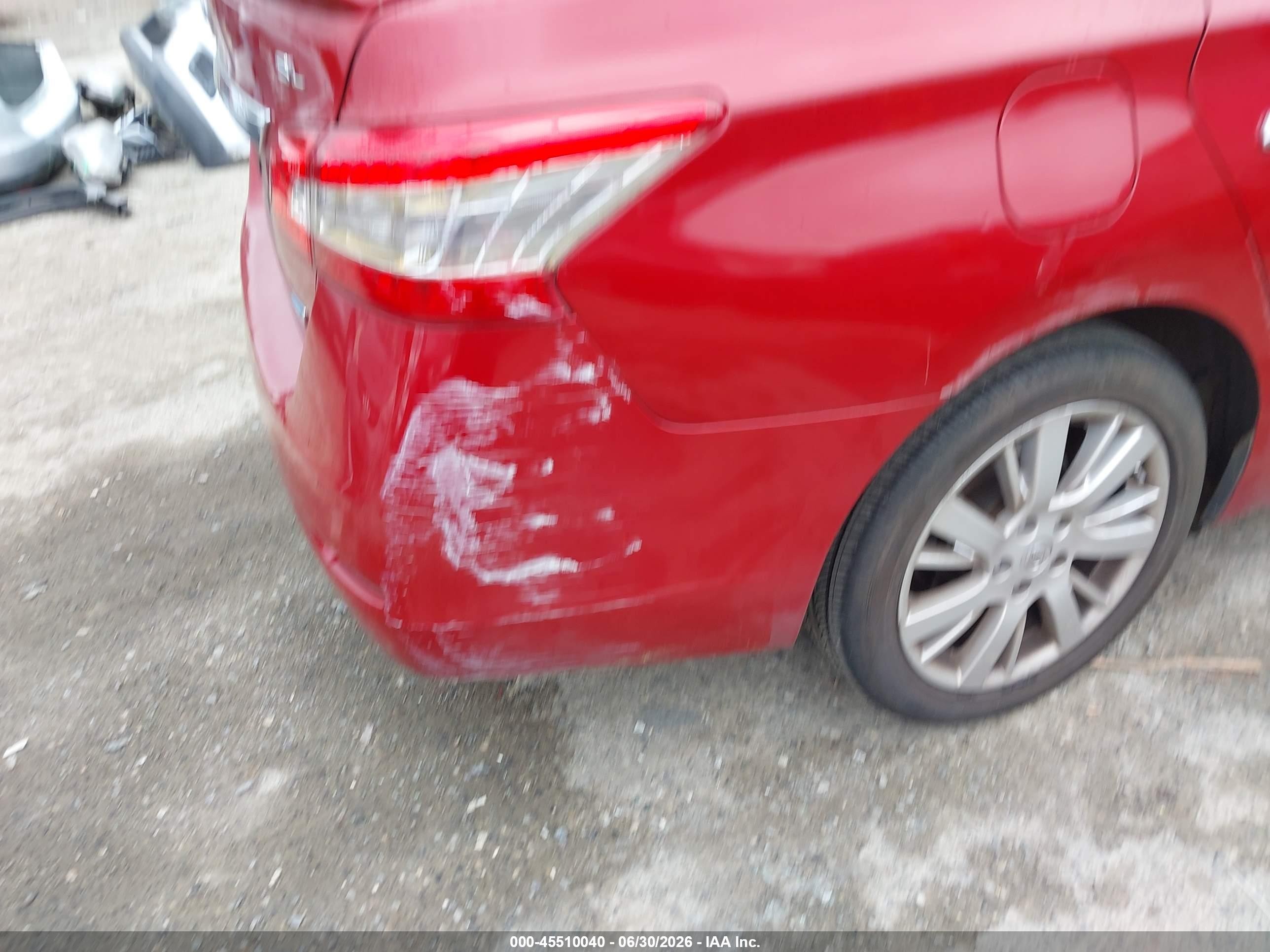 2013 Nissan Sentra Sl Red vin: 3N1AB7AP0DL562799