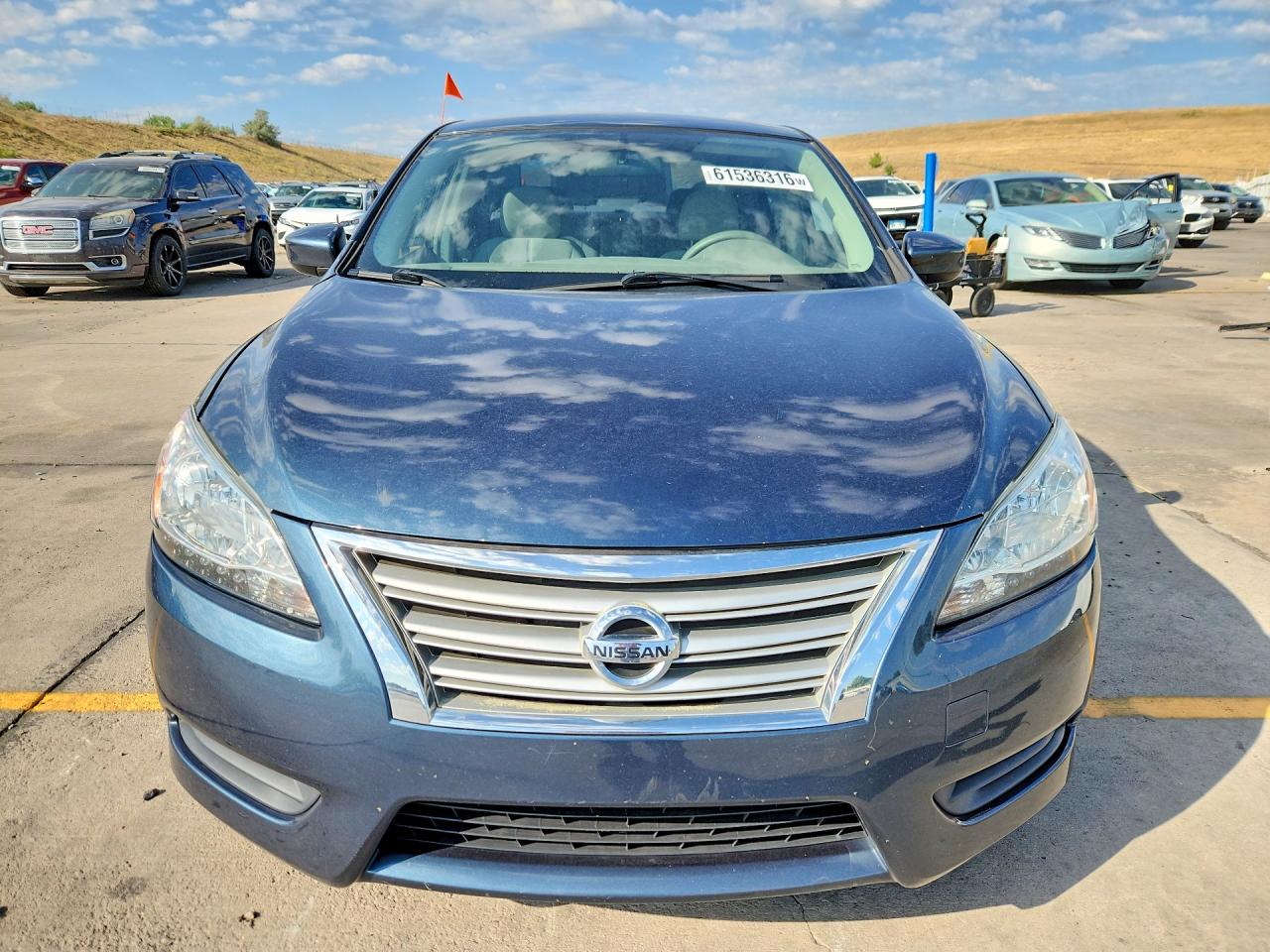 2013 Nissan Sentra S Бирюзовый vin: 3N1AB7AP0DL563483