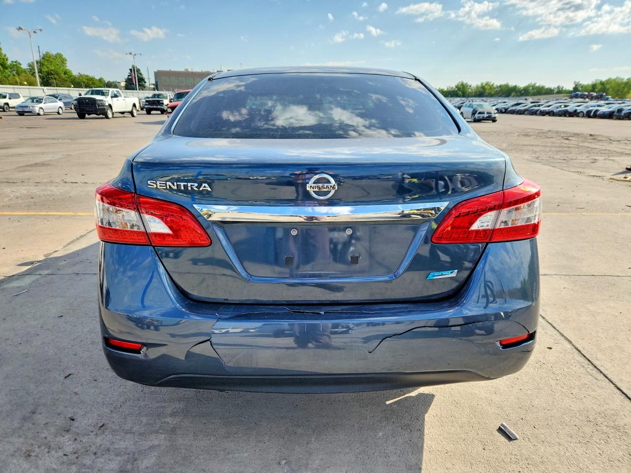 2013 Nissan Sentra S Бирюзовый vin: 3N1AB7AP0DL563483