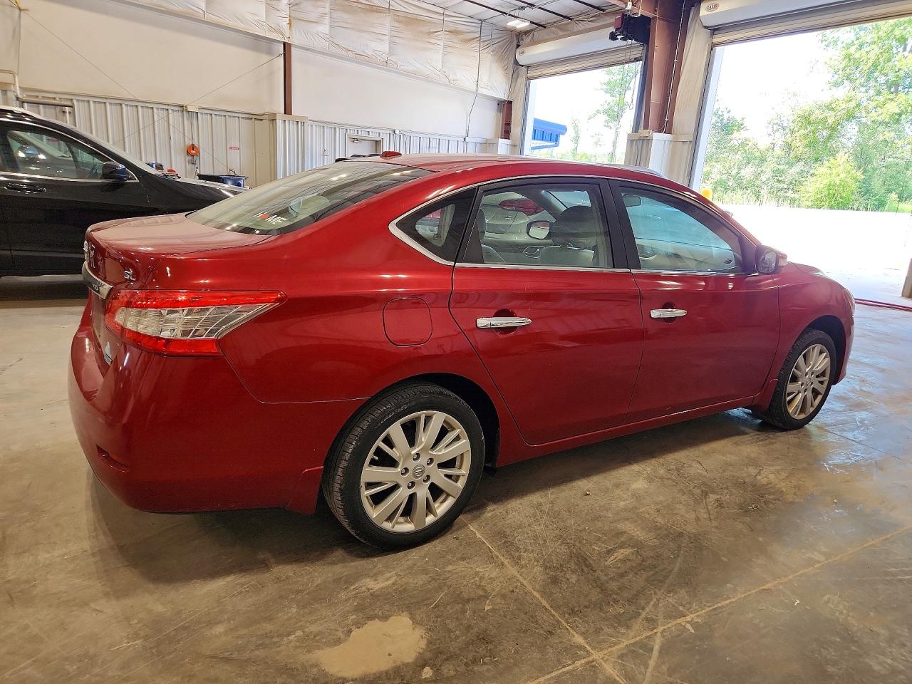 2013 Nissan Sentra S Red vin: 3N1AB7AP0DL622533