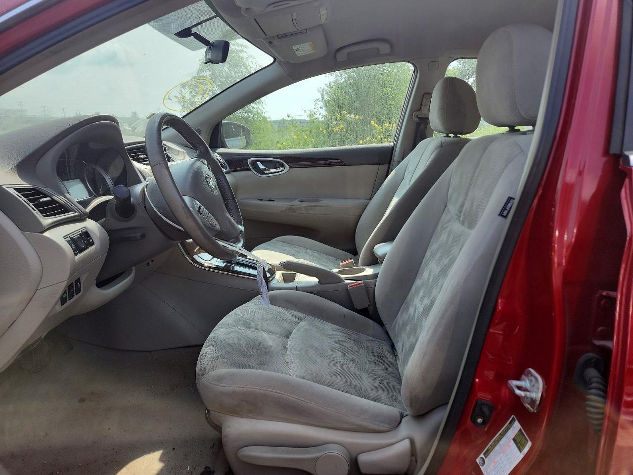 2013 Nissan Sentra S Red vin: 3N1AB7AP0DL622533