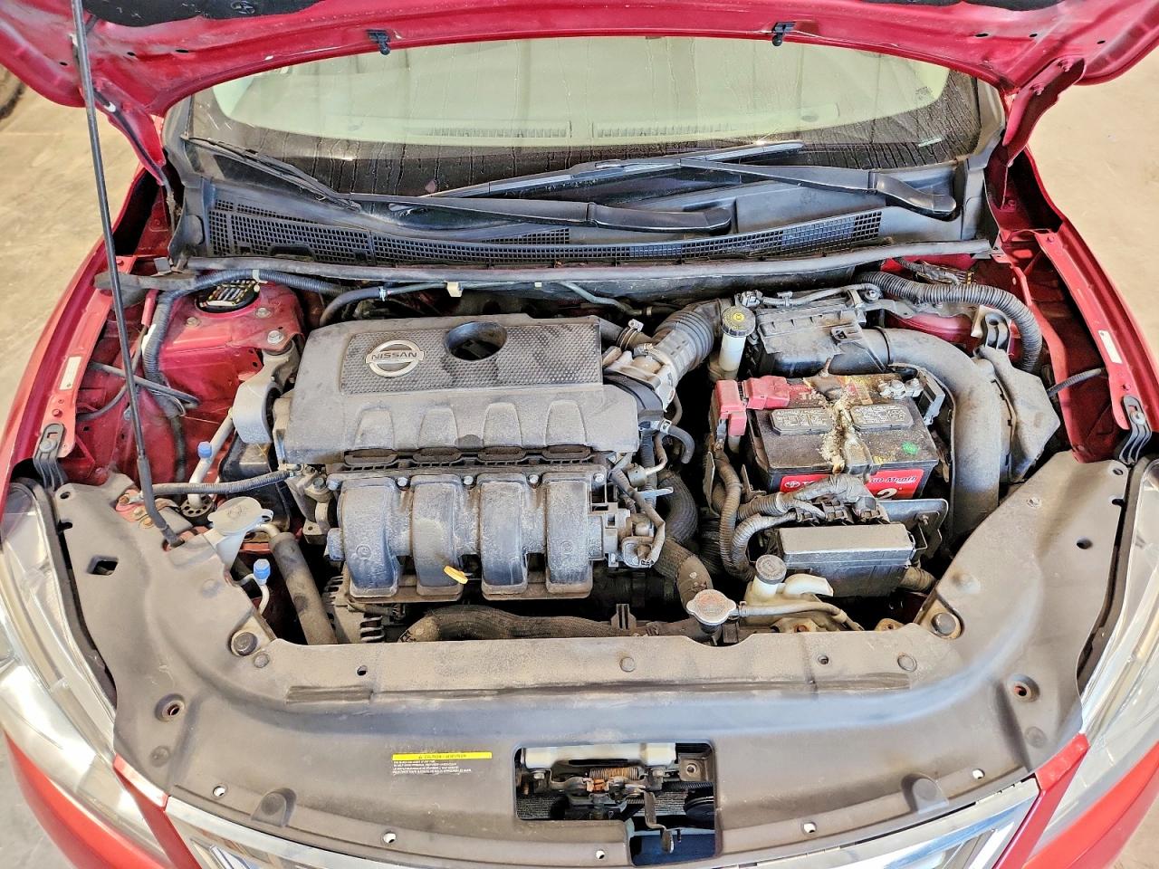 2013 Nissan Sentra S Red vin: 3N1AB7AP0DL622533