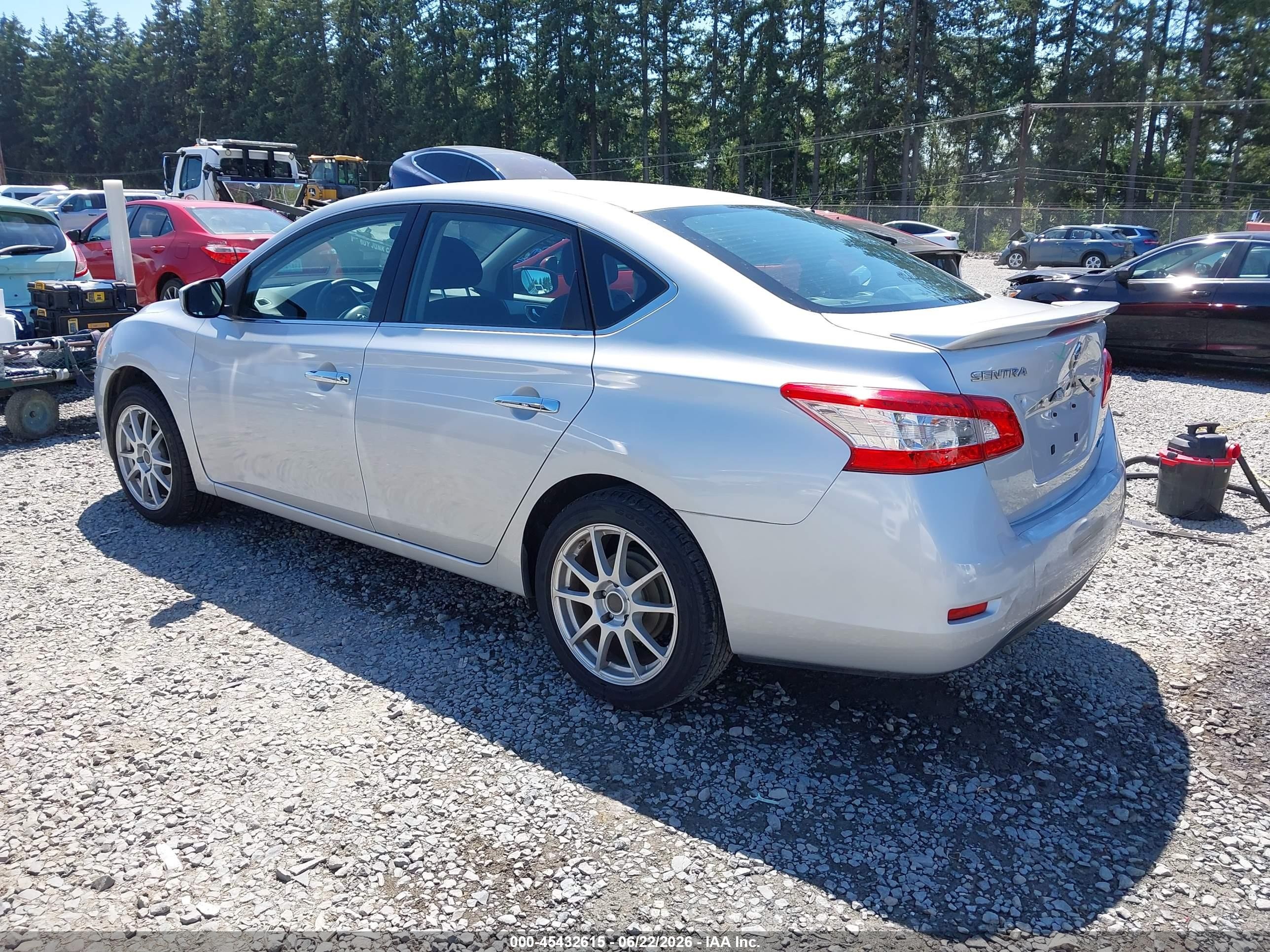 2013 Nissan Sentra S Silver vin: 3N1AB7AP0DL648890