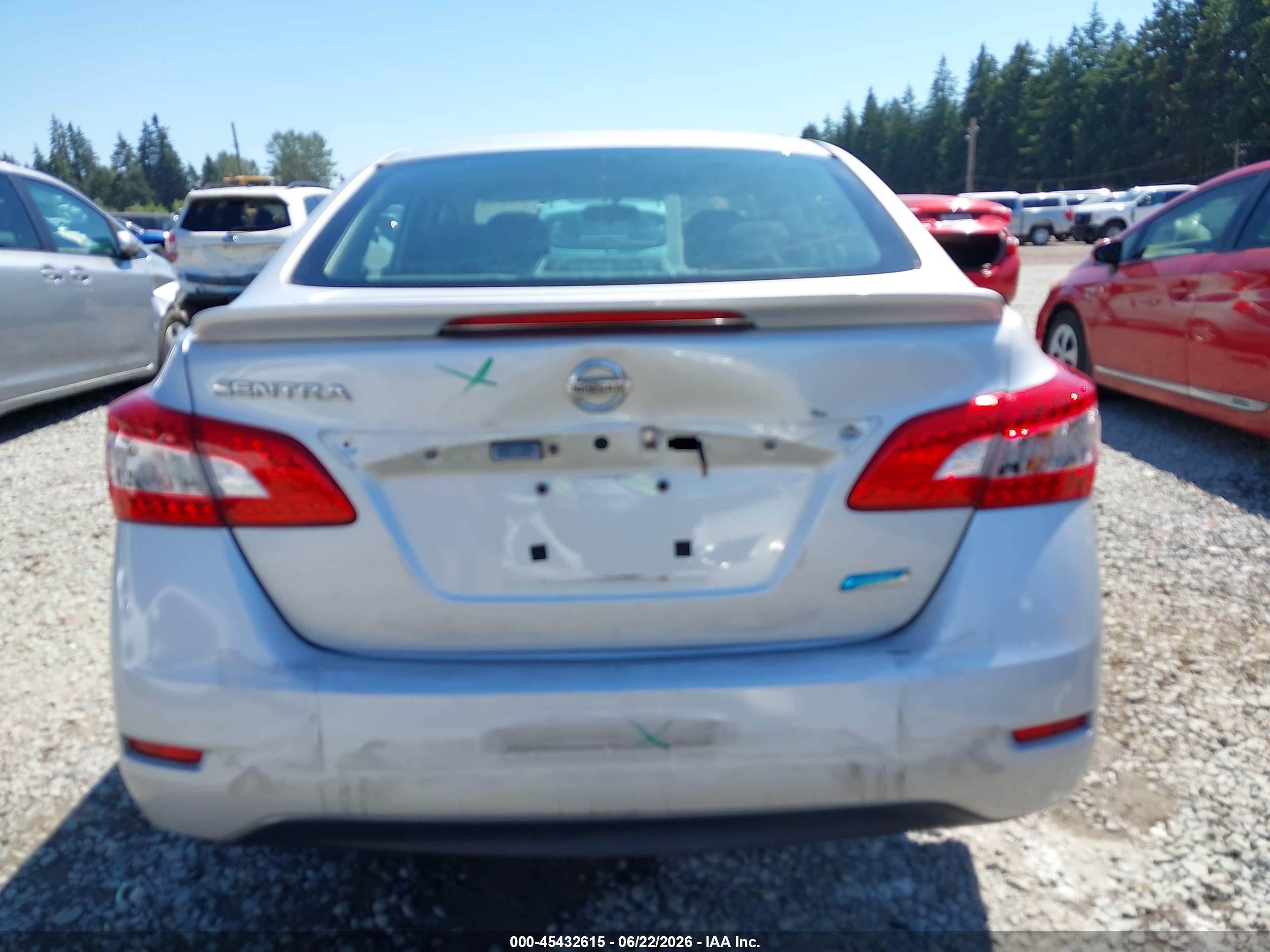 2013 Nissan Sentra S Silver vin: 3N1AB7AP0DL648890
