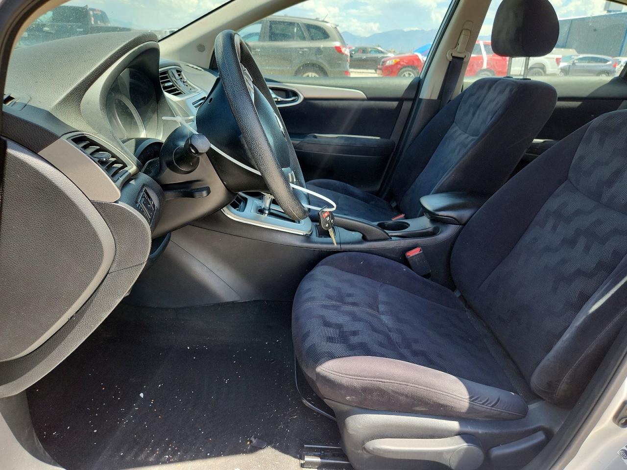 2013 Nissan Sentra S Silver vin: 3N1AB7AP0DL649571