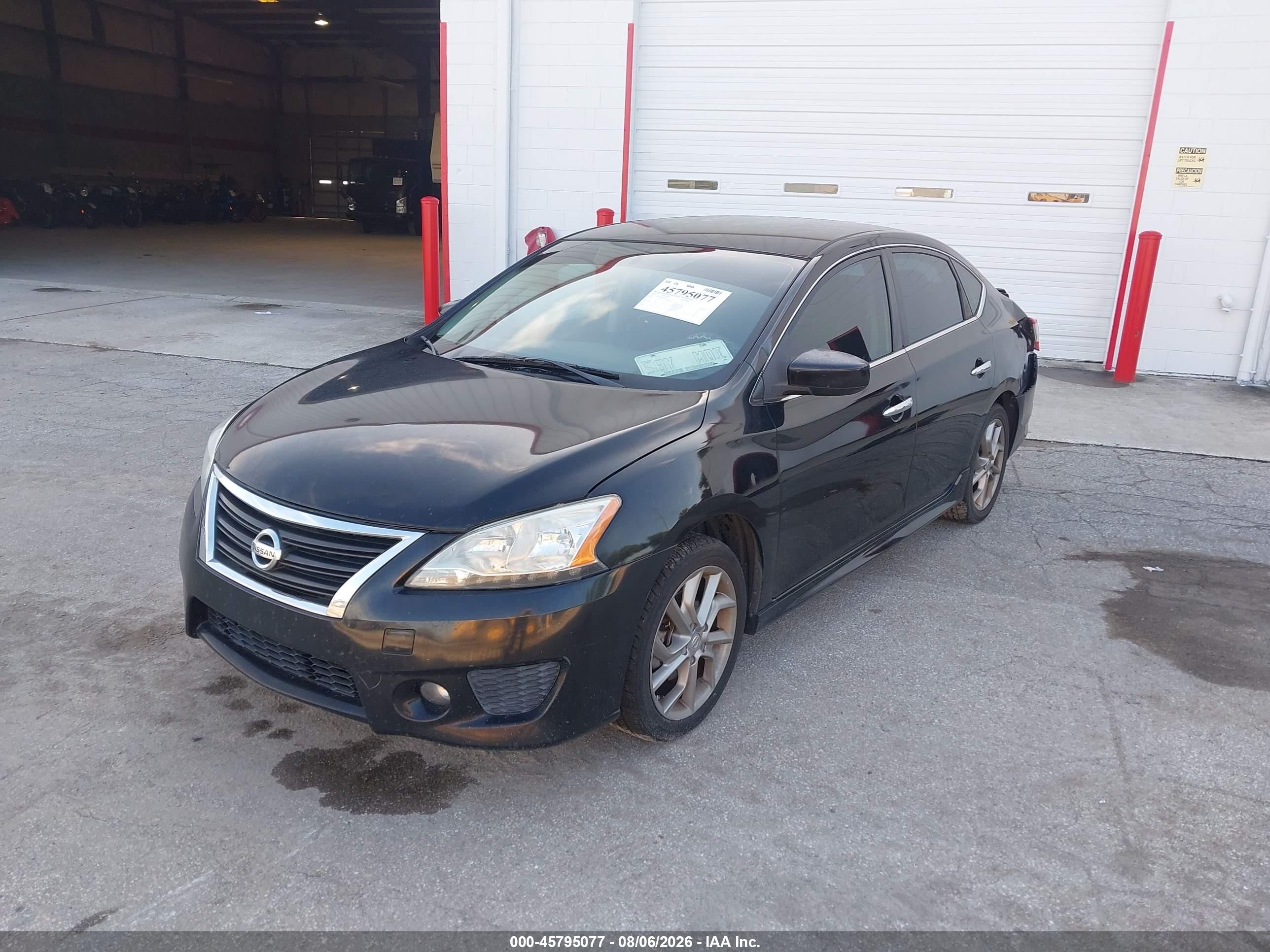2013 Nissan Sentra Sr Black vin: 3N1AB7AP0DL650347