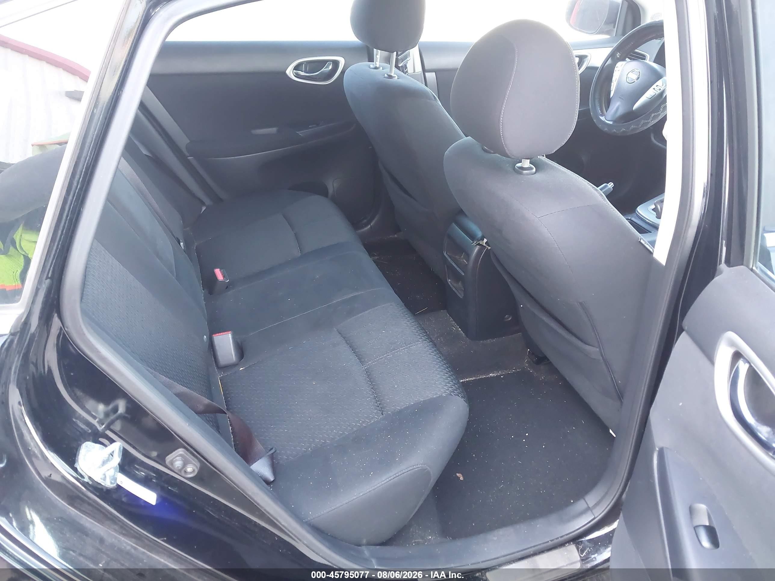 2013 Nissan Sentra Sr Black vin: 3N1AB7AP0DL650347