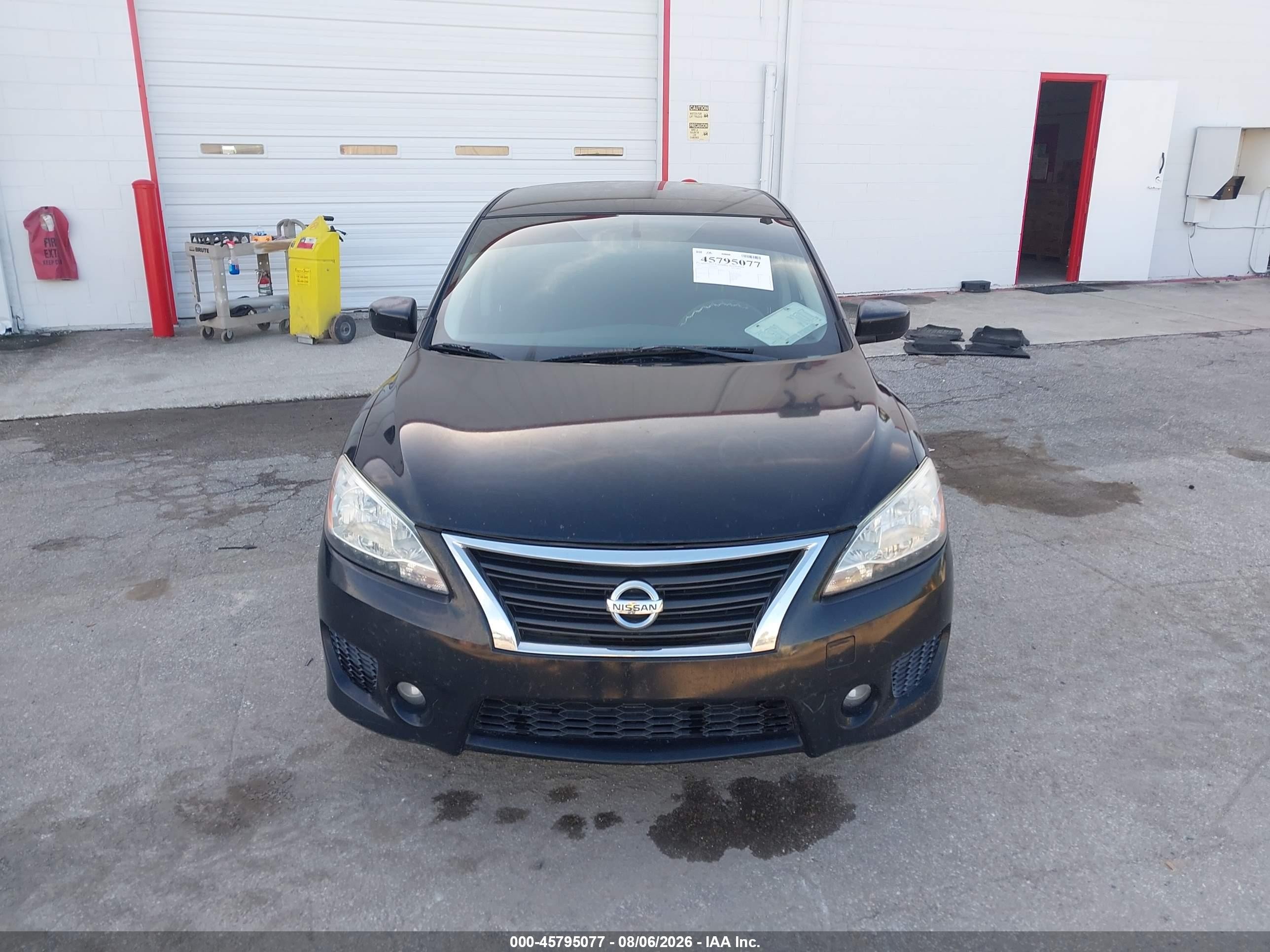 2013 Nissan Sentra Sr Black vin: 3N1AB7AP0DL650347