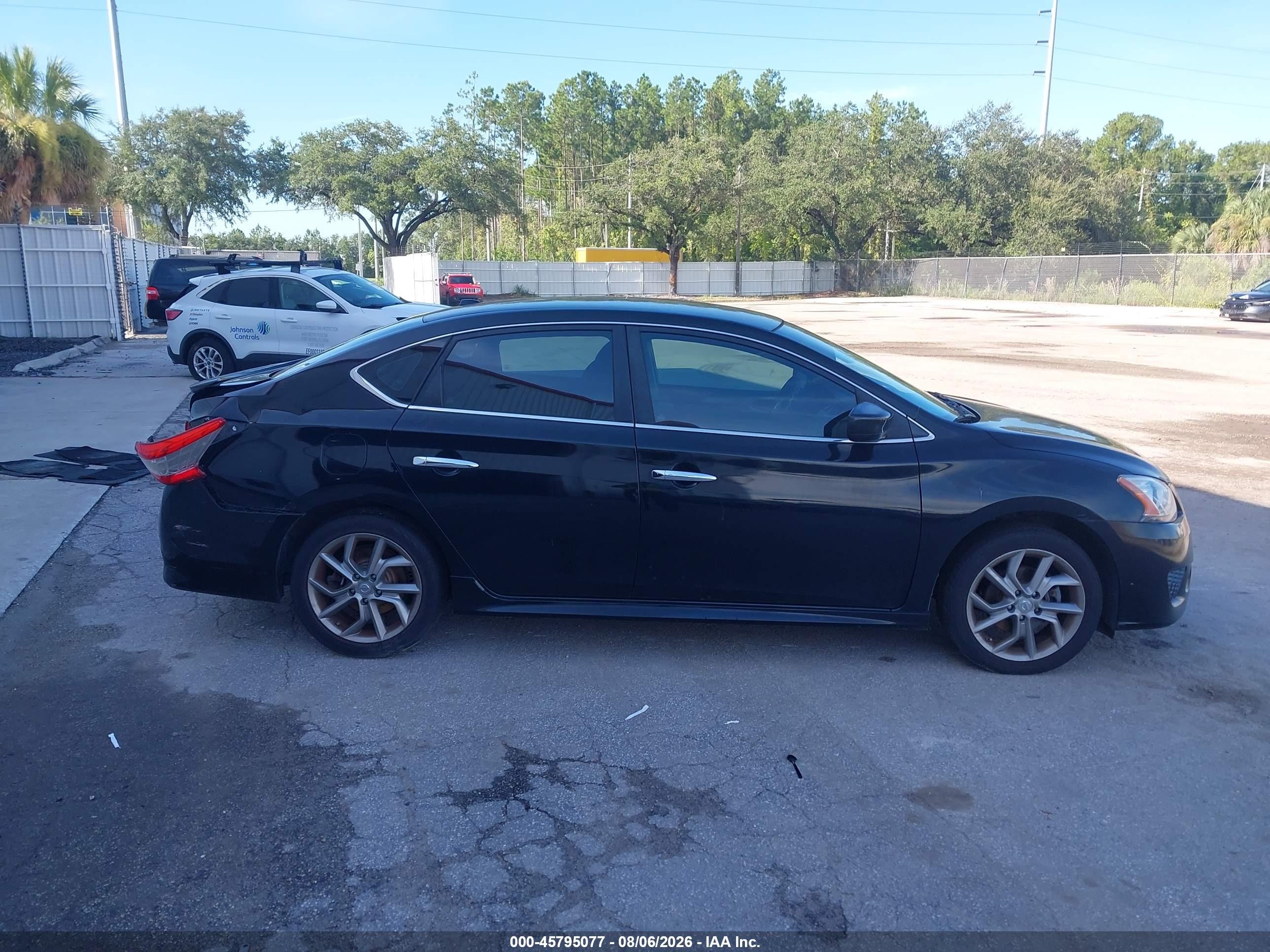 2013 Nissan Sentra Sr Black vin: 3N1AB7AP0DL650347