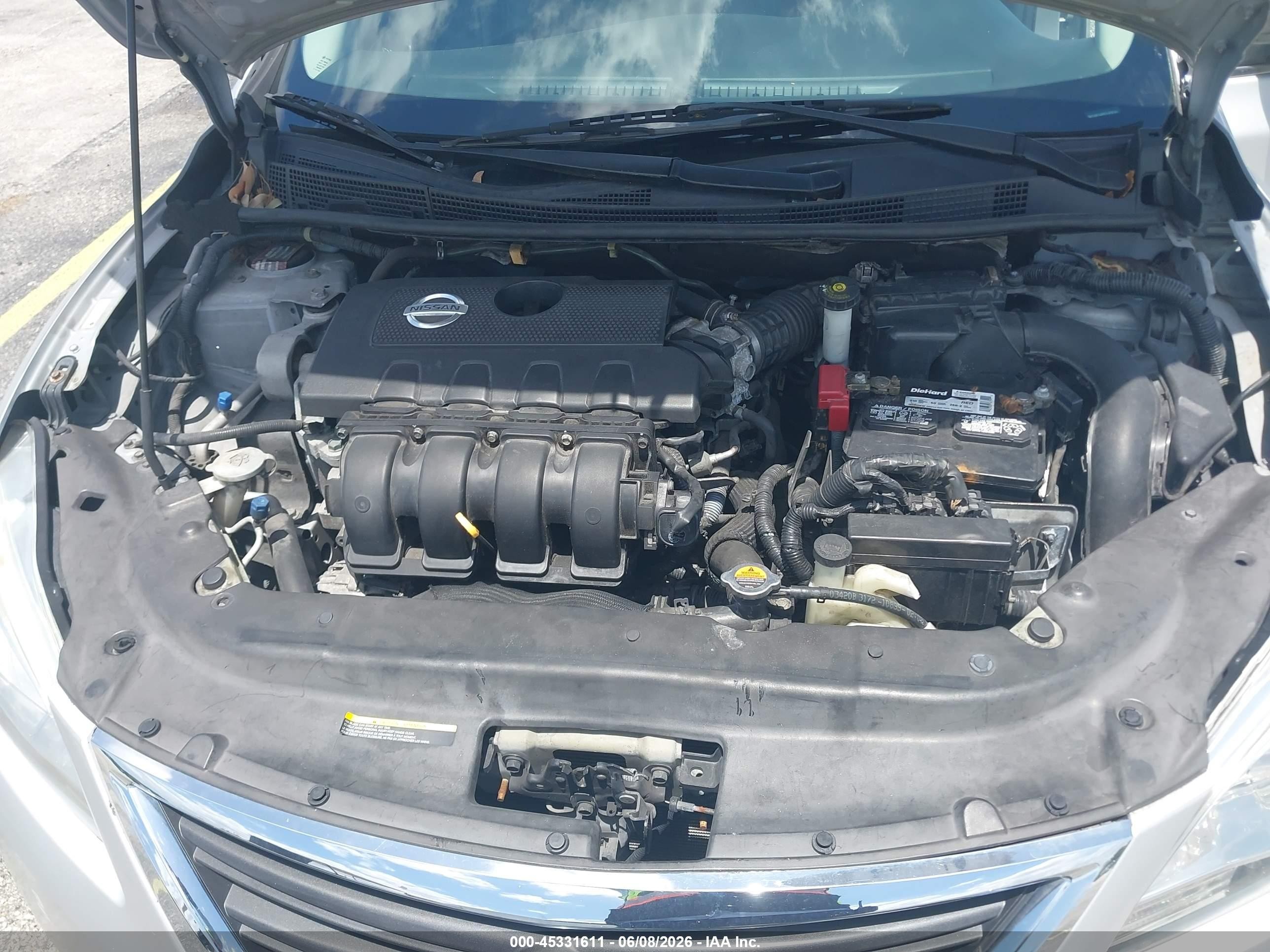 2013 Nissan Sentra Sr Silver vin: 3N1AB7AP0DL670386
