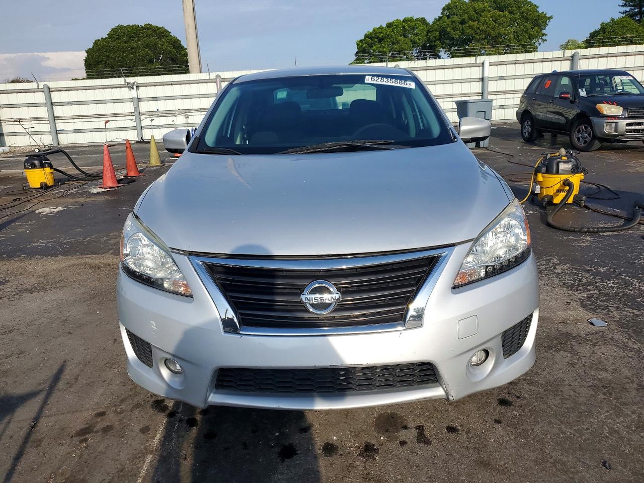 2013 Nissan Sentra S Silver vin: 3N1AB7AP0DL670386
