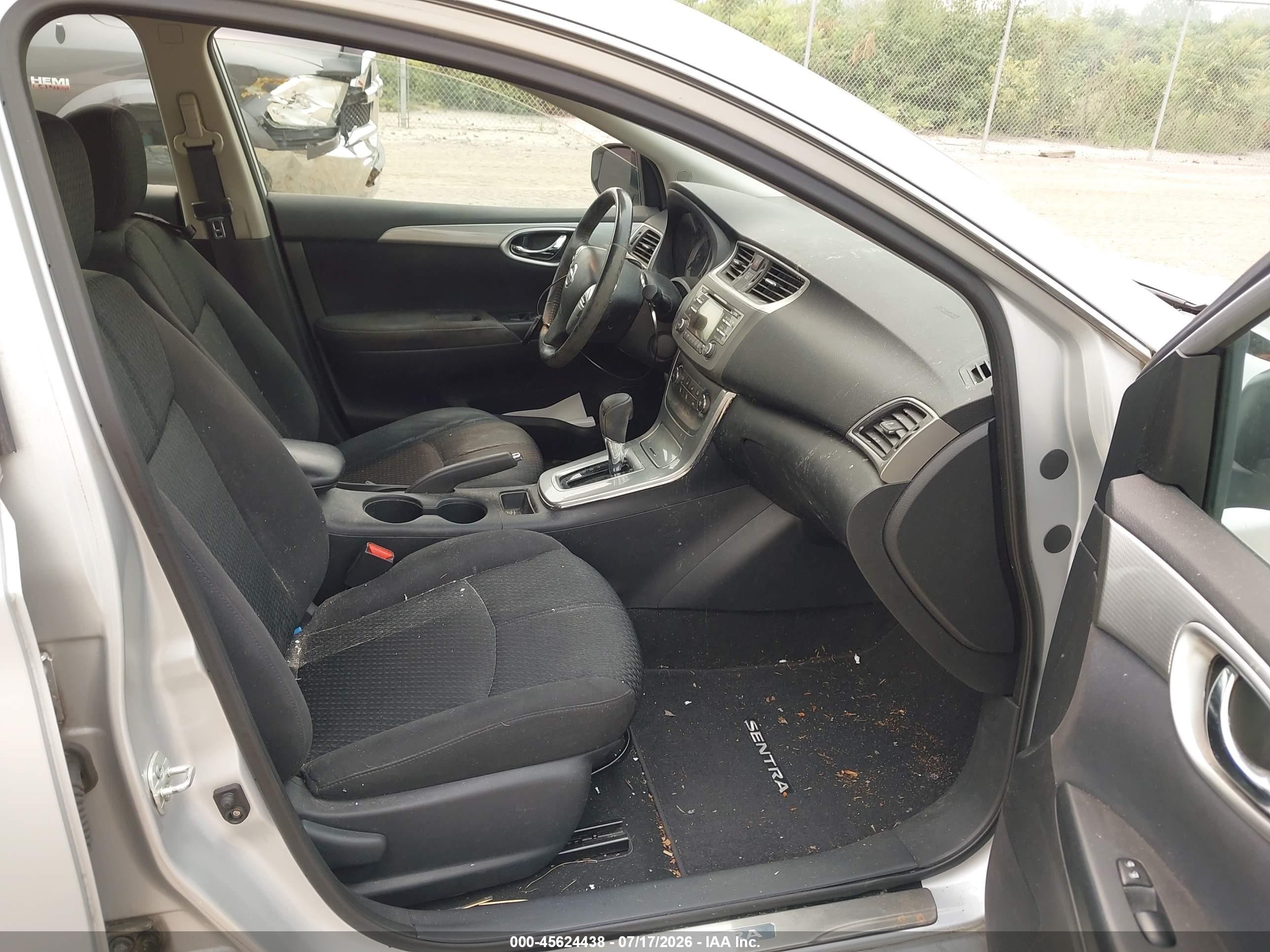 2013 Nissan Sentra Sr Silver vin: 3N1AB7AP0DL675877