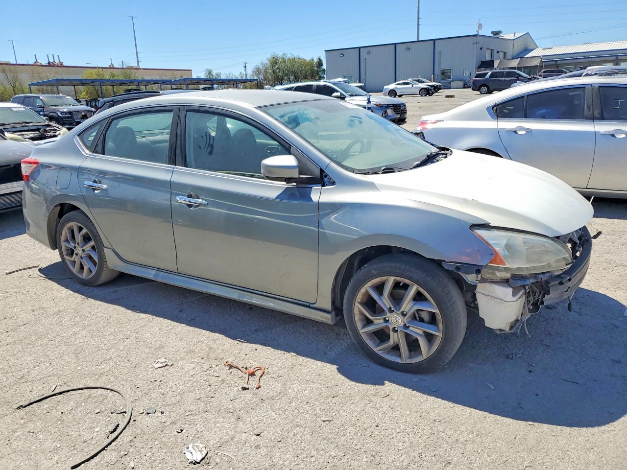 2013 Nissan Sentra S Серебряный vin: 3N1AB7AP0DL679430