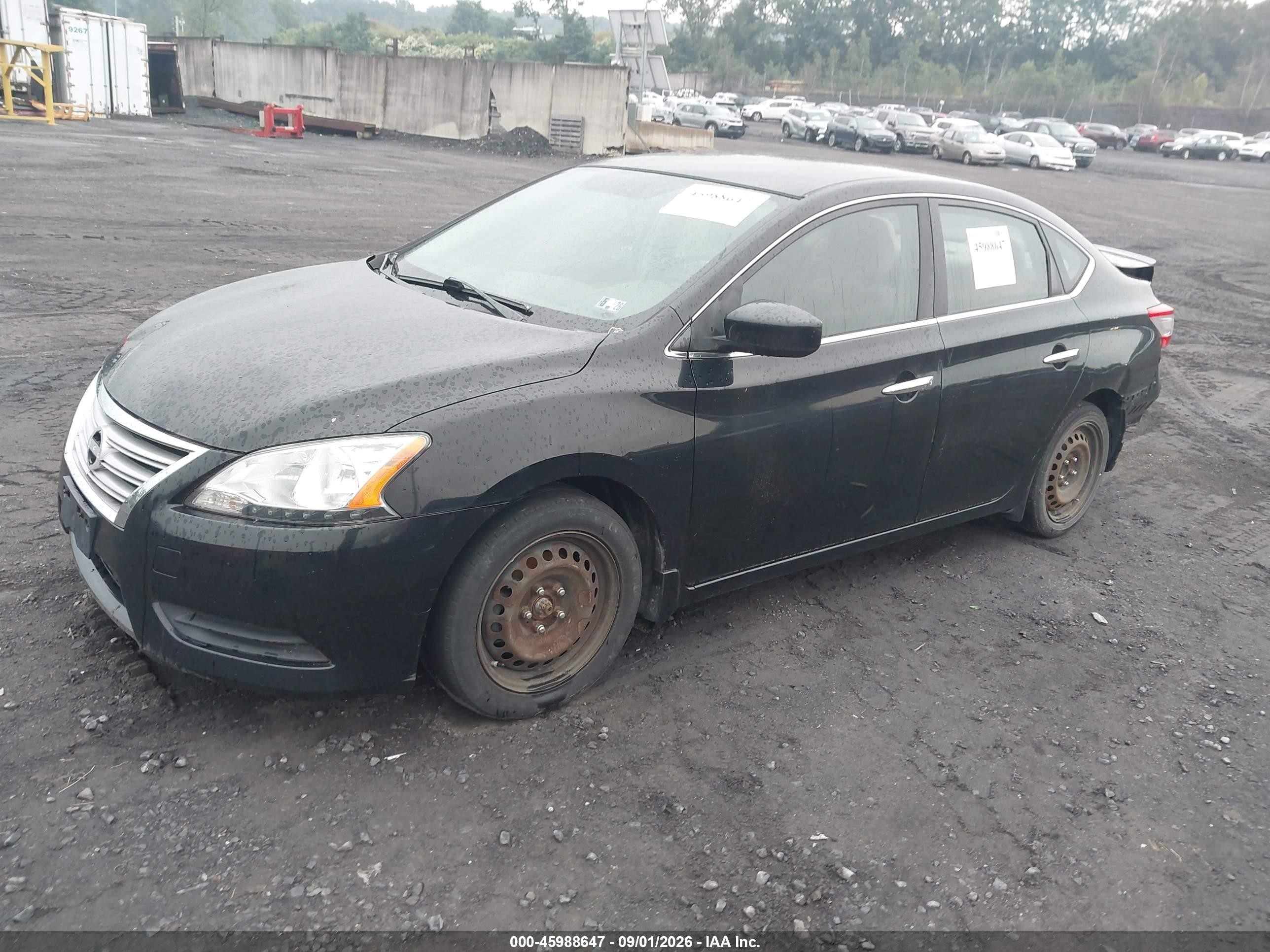 2013 Nissan Sentra Fe+ Sv Black vin: 3N1AB7AP0DL684773