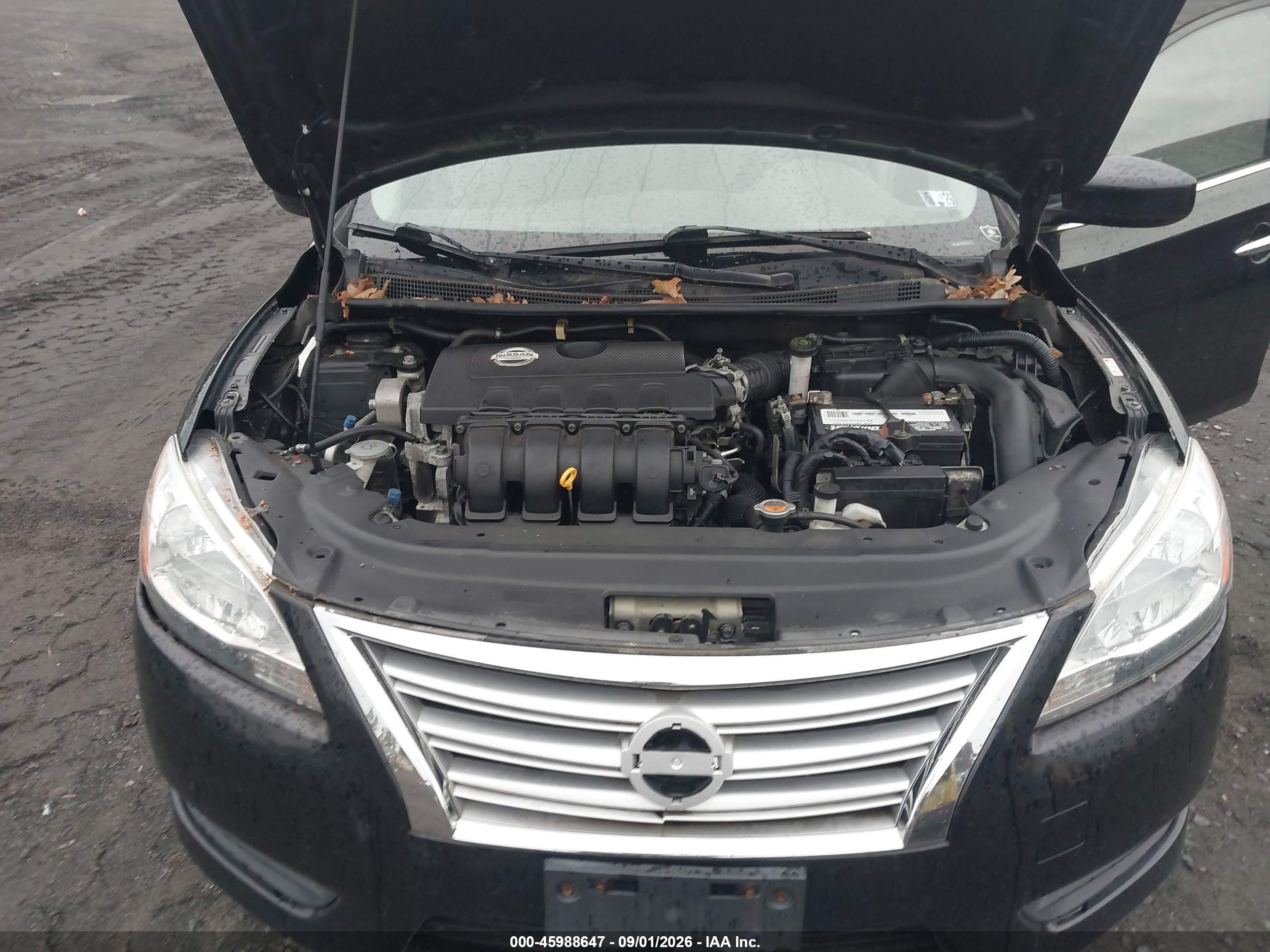 2013 Nissan Sentra Fe+ Sv Black vin: 3N1AB7AP0DL684773