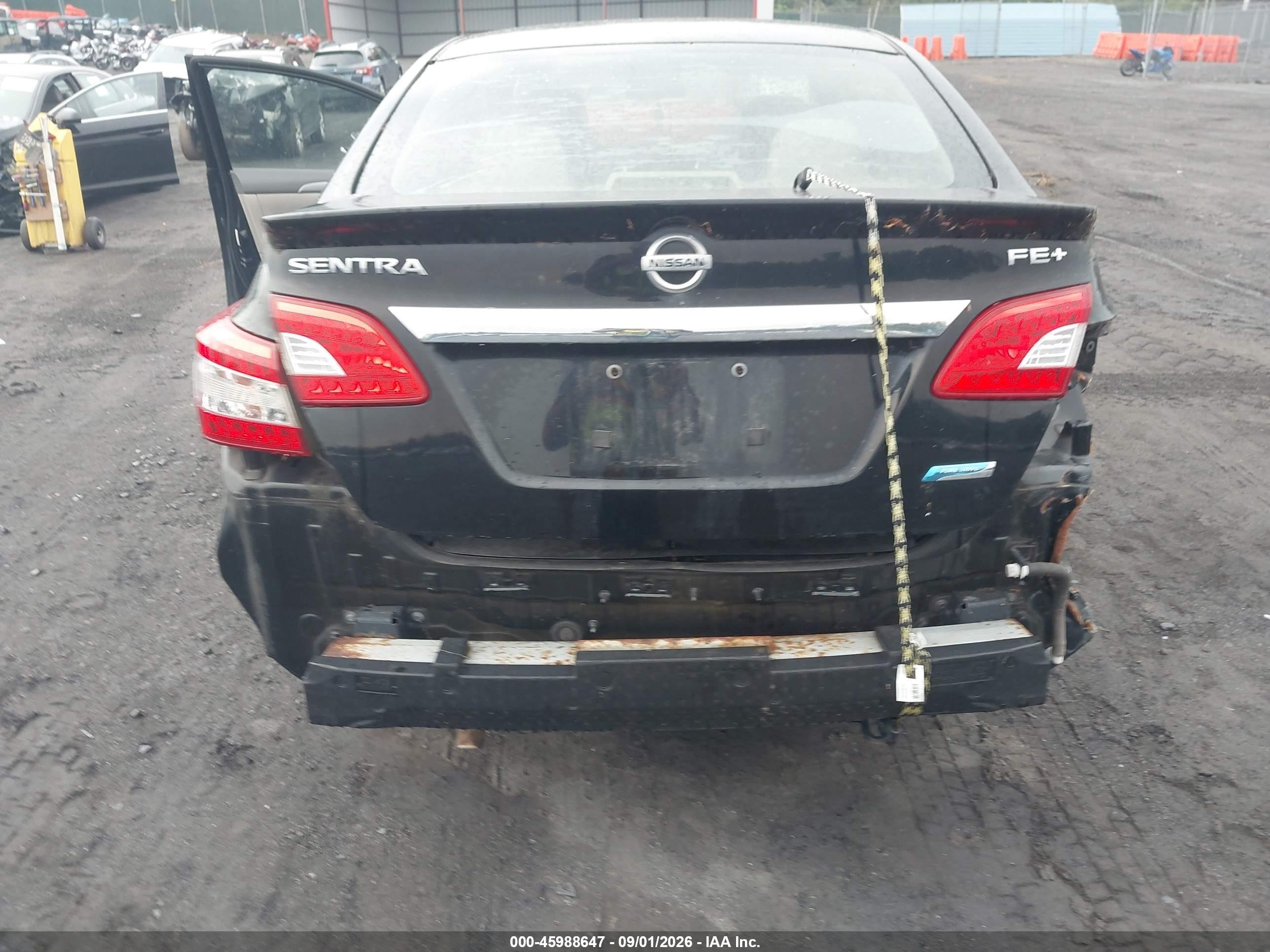 2013 Nissan Sentra Fe+ Sv Black vin: 3N1AB7AP0DL684773