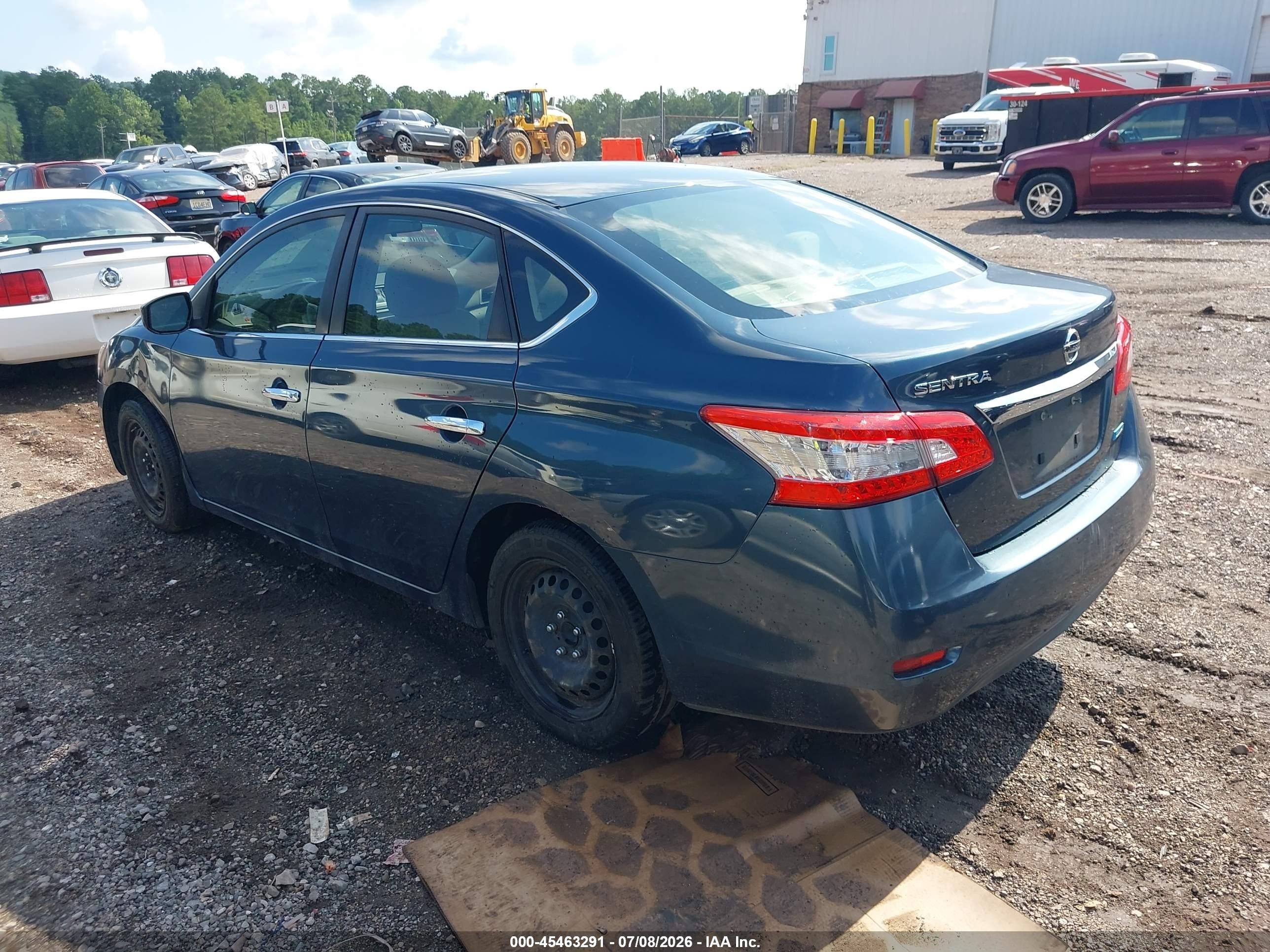 2013 Nissan Sentra S Gray vin: 3N1AB7AP0DL686104