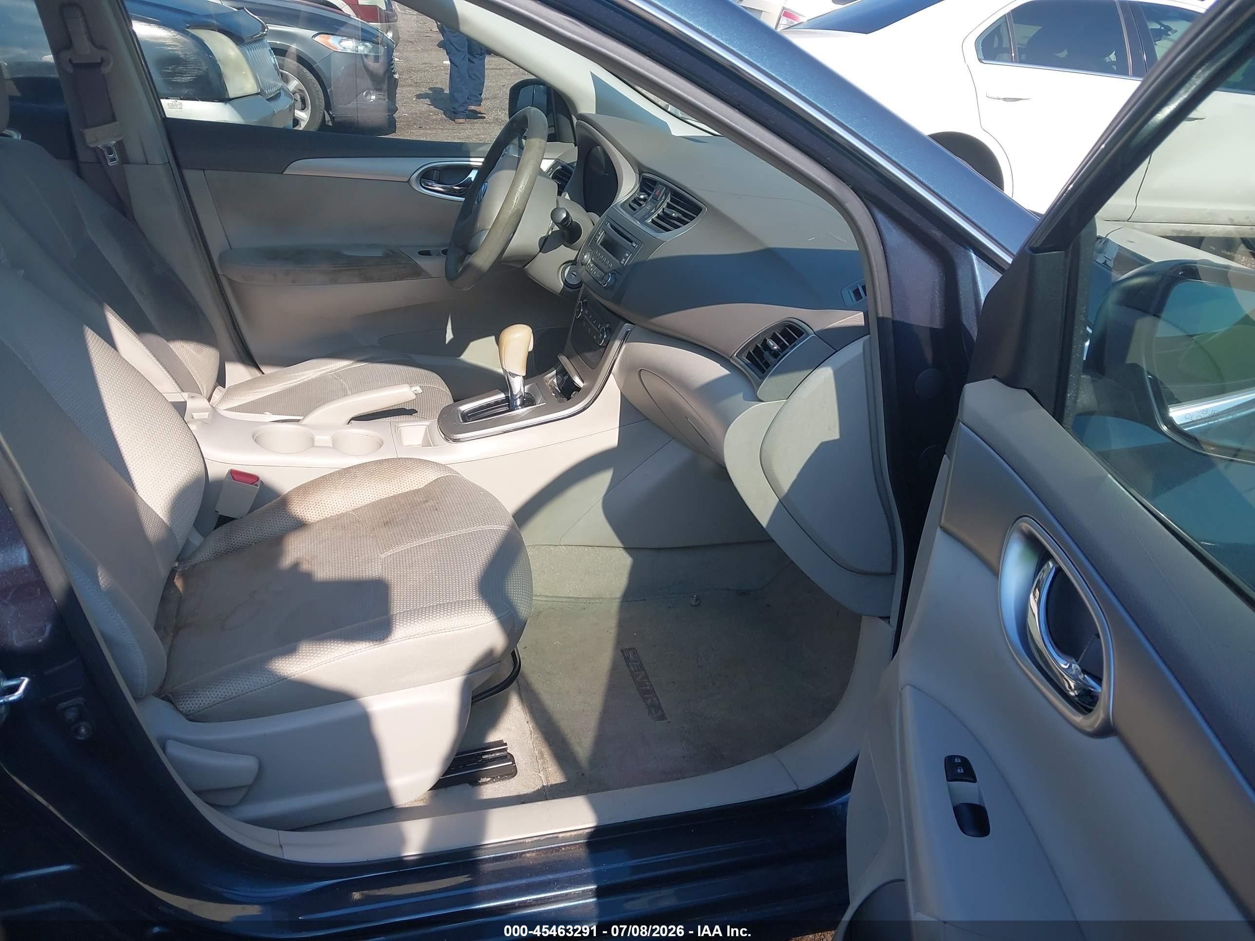 2013 Nissan Sentra S Gray vin: 3N1AB7AP0DL686104