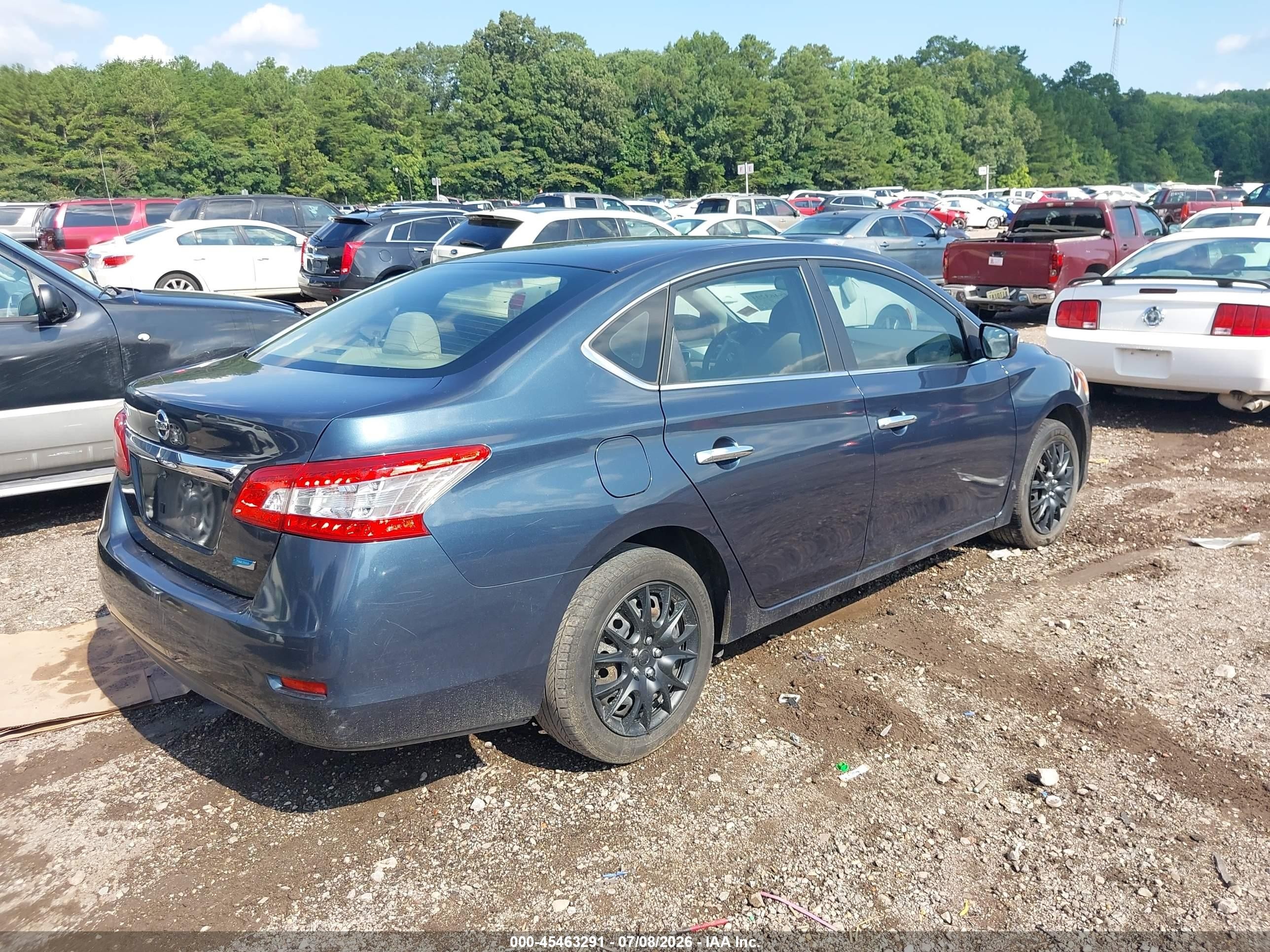2013 Nissan Sentra S Gray vin: 3N1AB7AP0DL686104