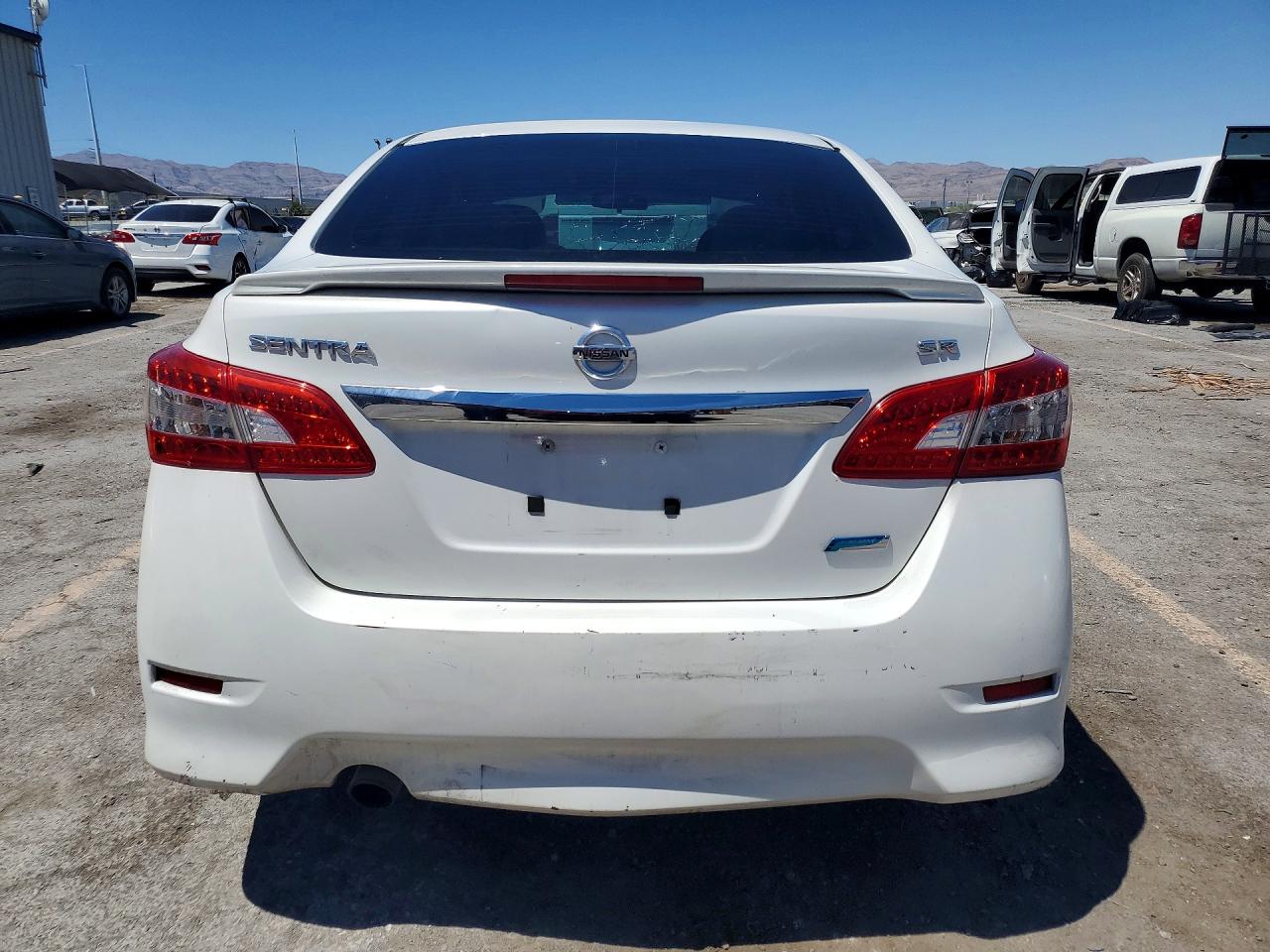 2013 Nissan Sentra S White vin: 3N1AB7AP0DL686314