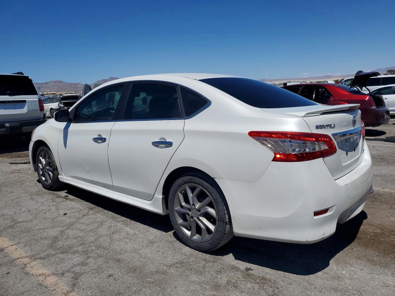 2013 Nissan Sentra S White vin: 3N1AB7AP0DL686314