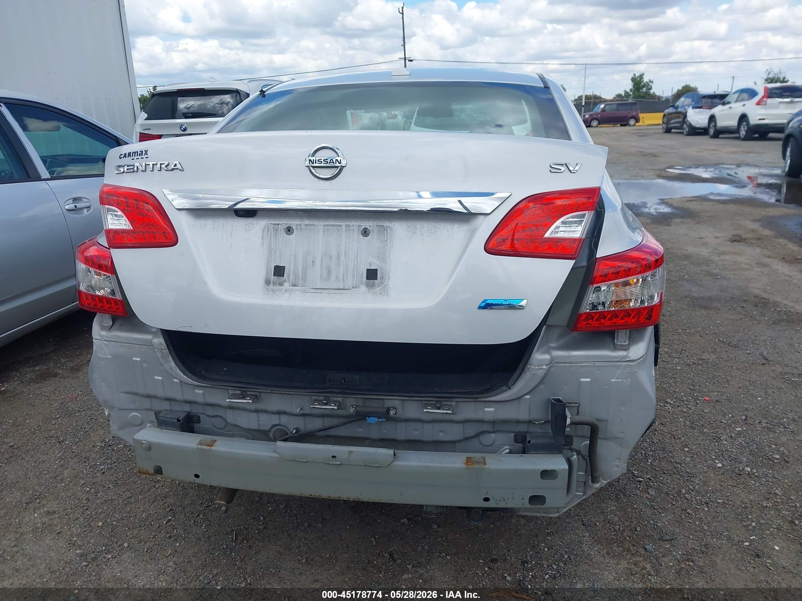 2013 Nissan Sentra Sv Gray vin: 3N1AB7AP0DL691478