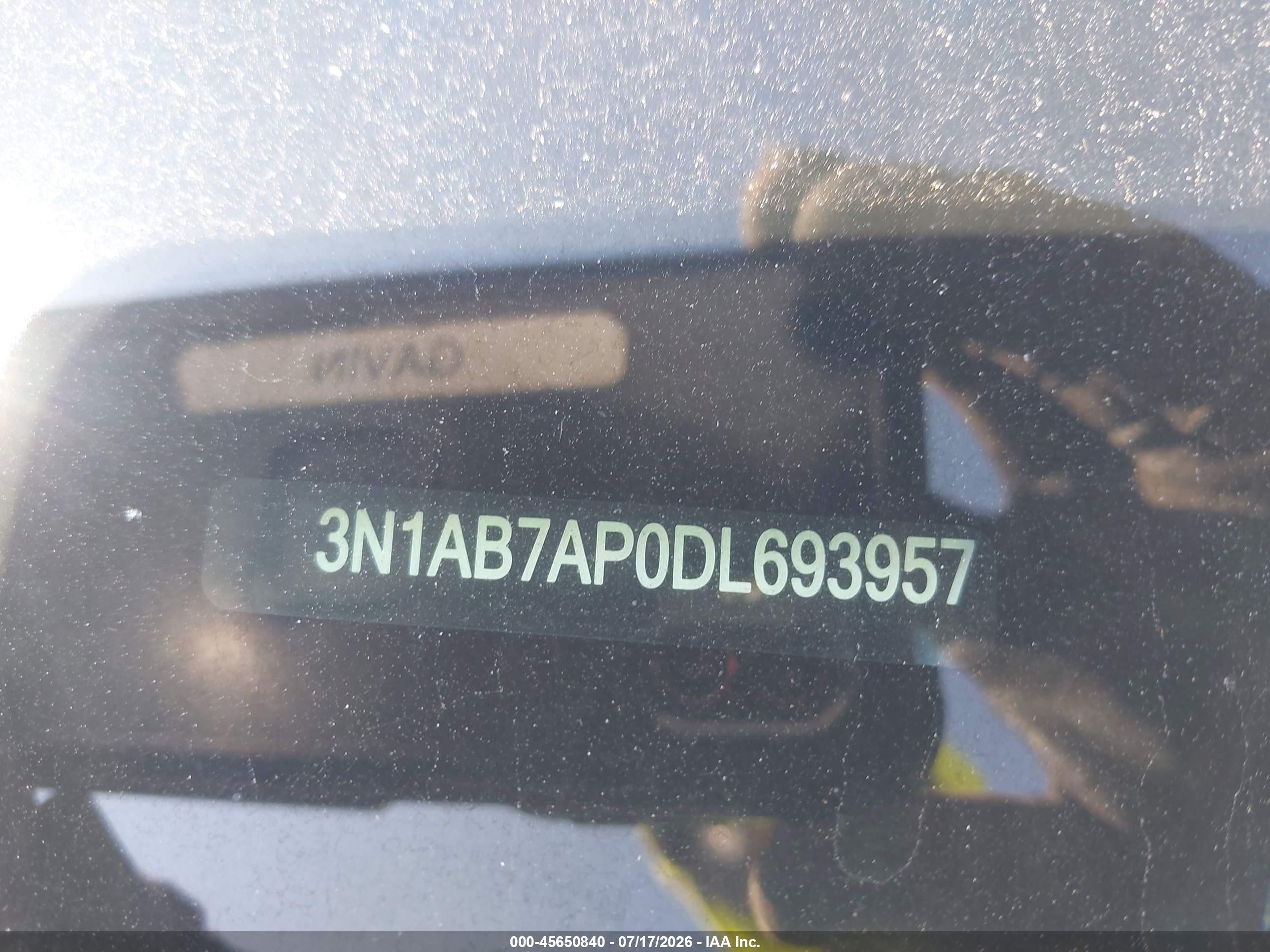 2013 Nissan Sentra Sr Silver vin: 3N1AB7AP0DL693957