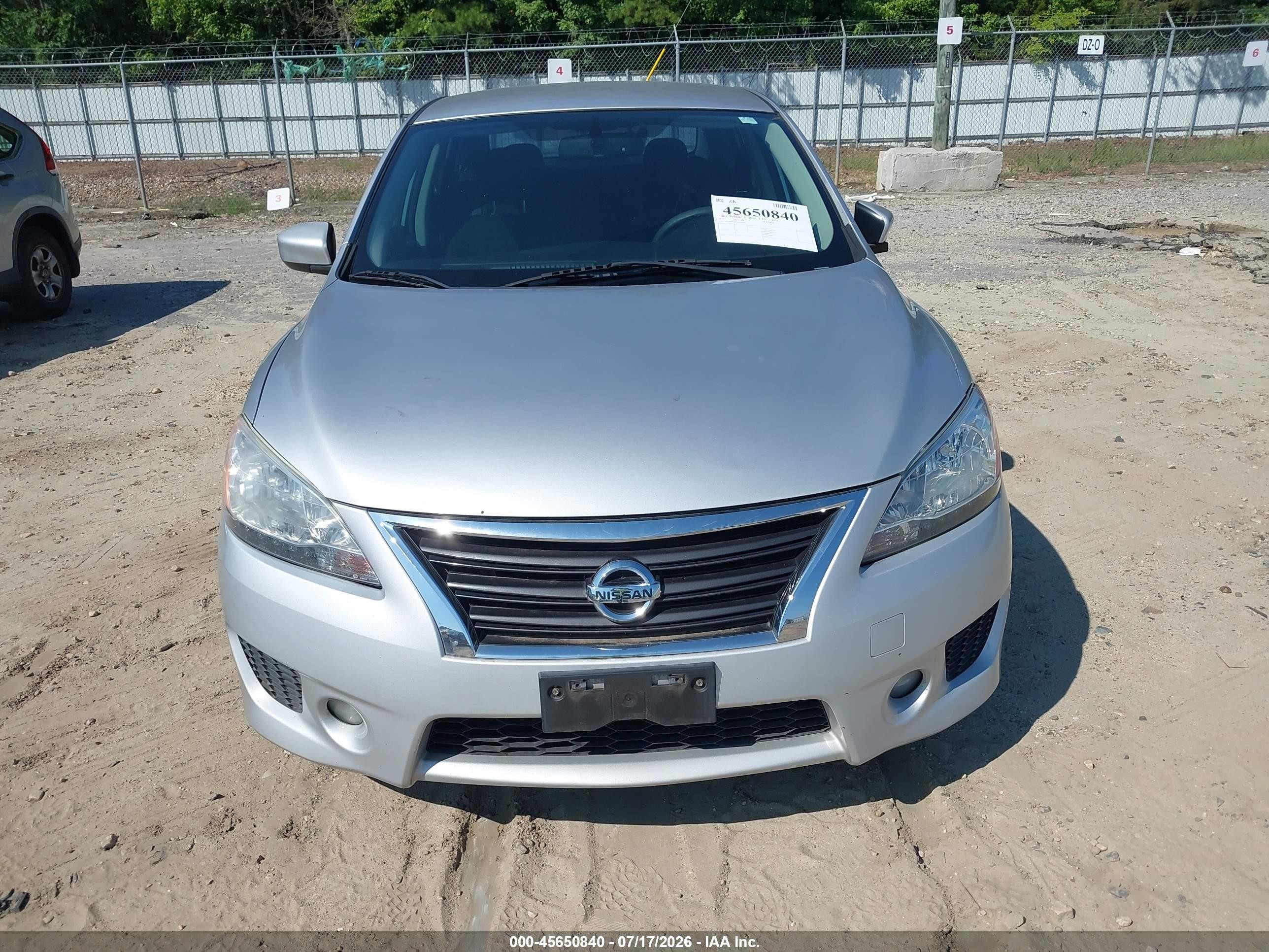 2013 Nissan Sentra Sr Silver vin: 3N1AB7AP0DL693957