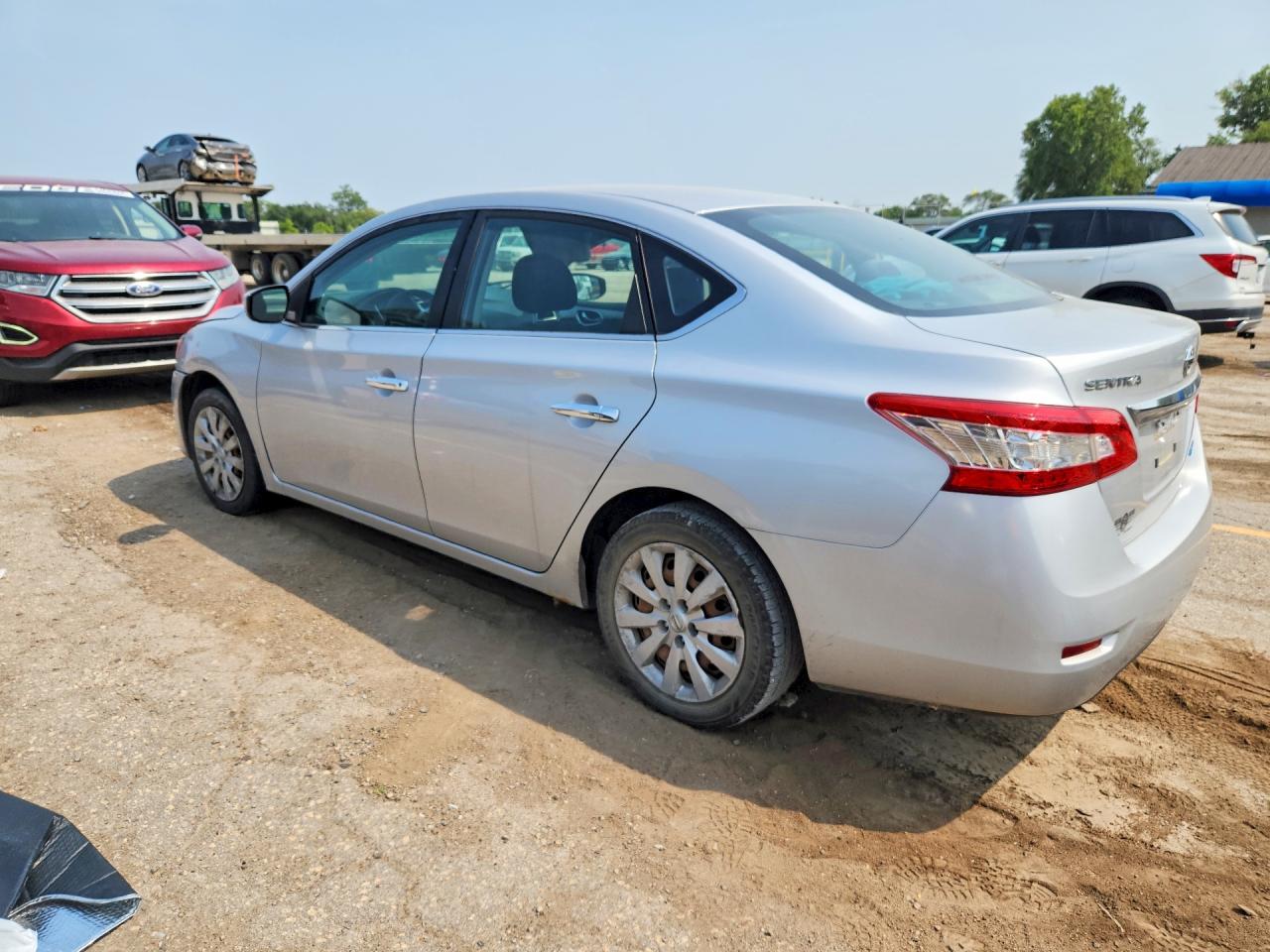 2013 Nissan Sentra S Серебряный vin: 3N1AB7AP0DL697314